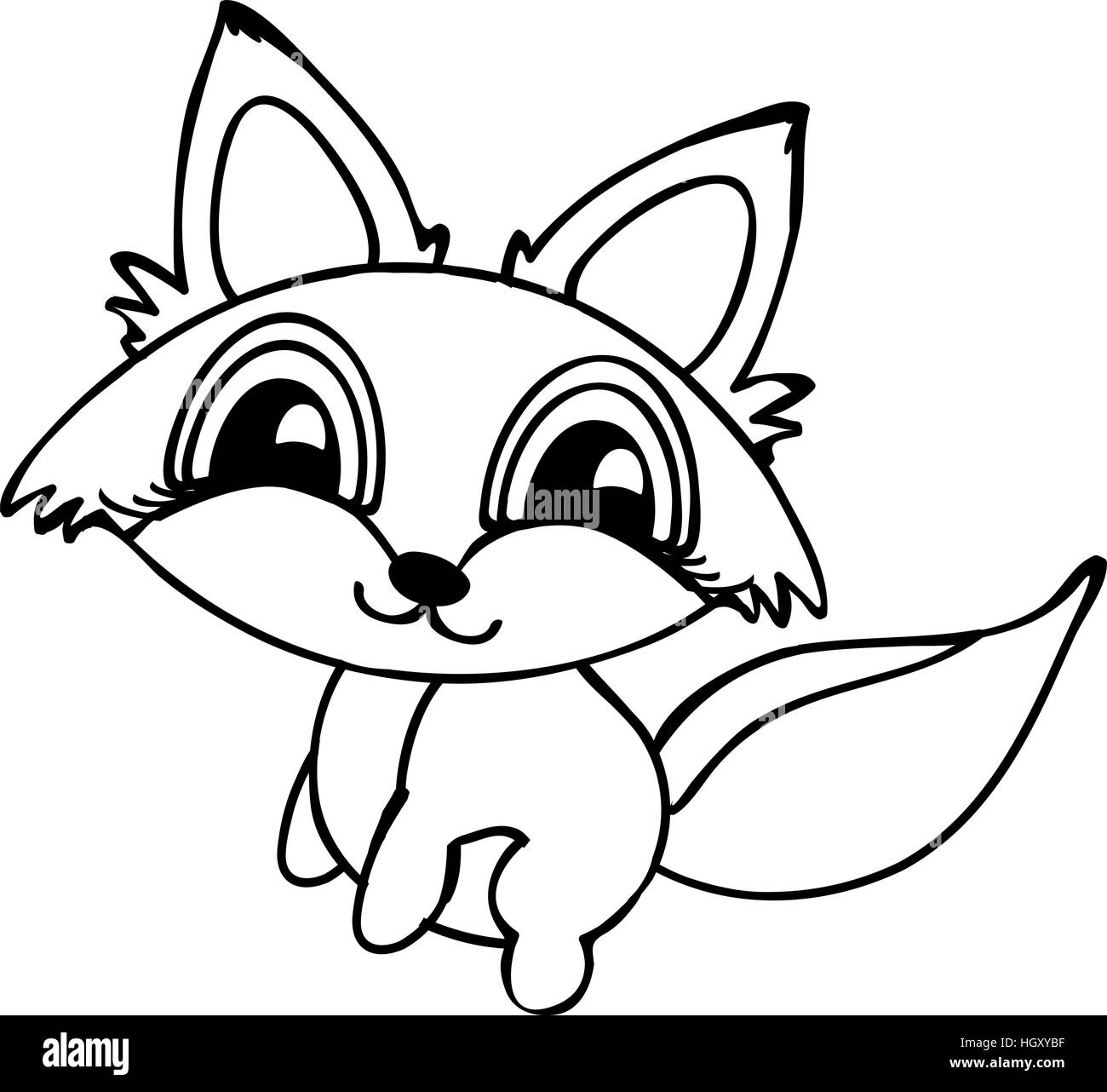 How to Draw a Baby Fox  DrawingNow