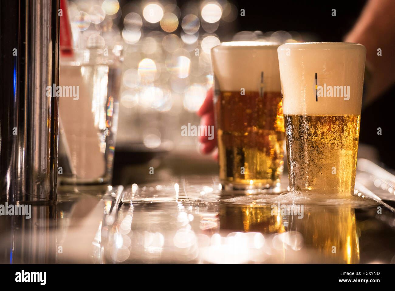 Amsterdam. 11-01-2017. Dutch Championship beer tapping. Stock Photo