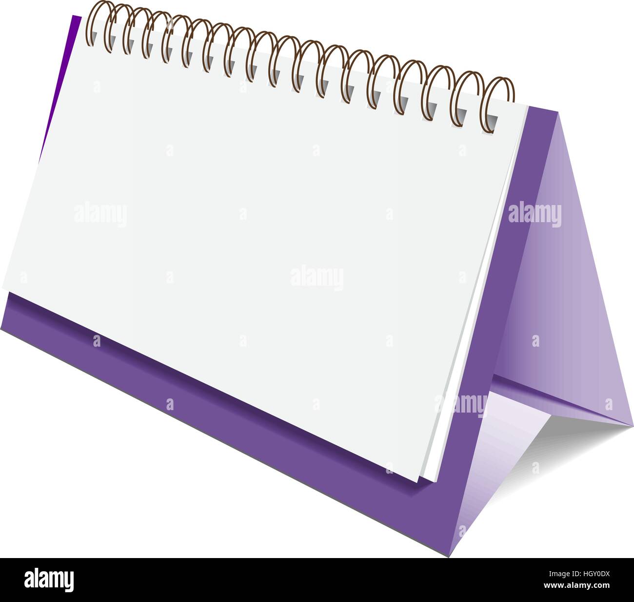 Blank desktop calendars Stock Vector