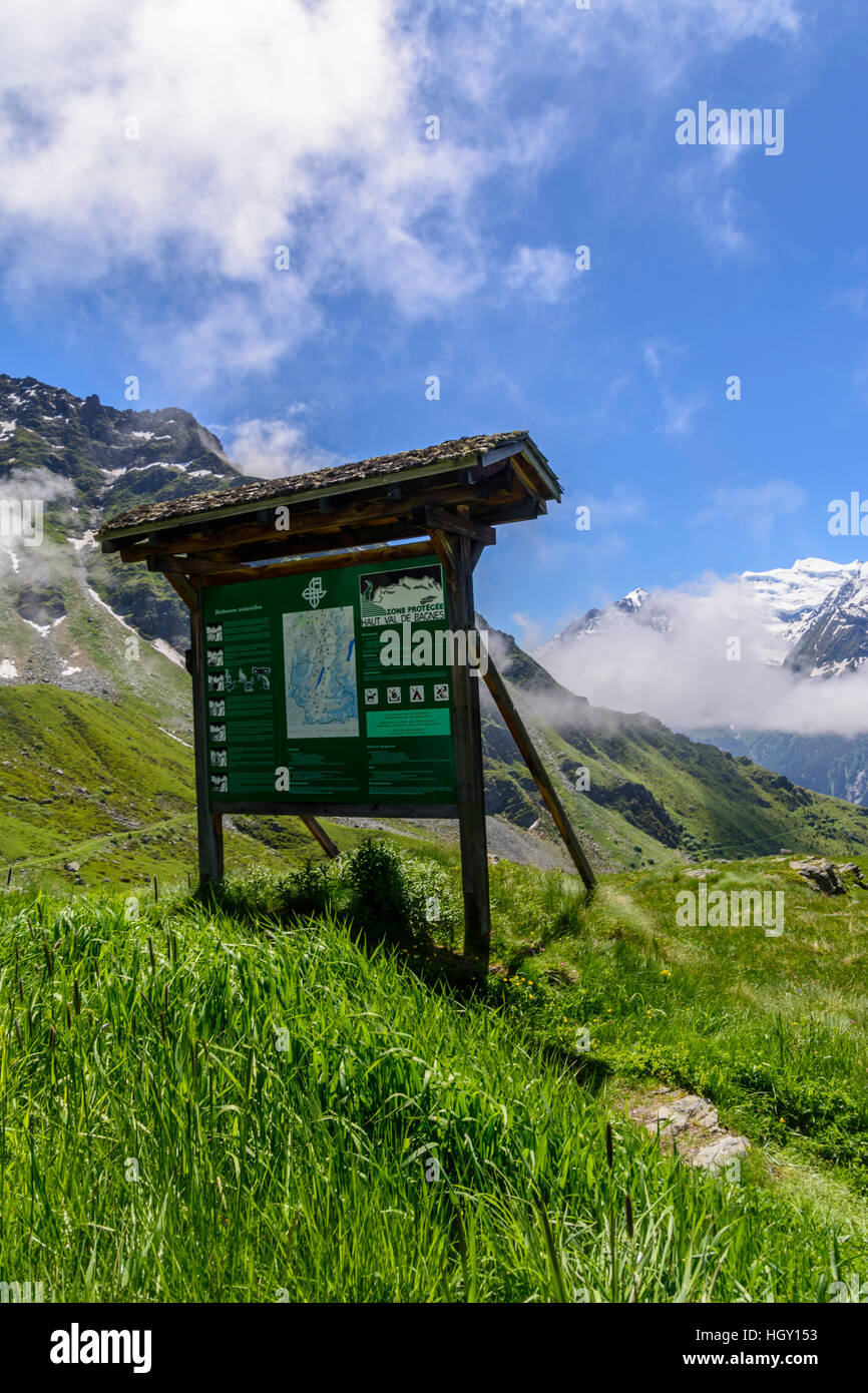 The alps in Verbier, Switzerland in Summer. Stock Photo