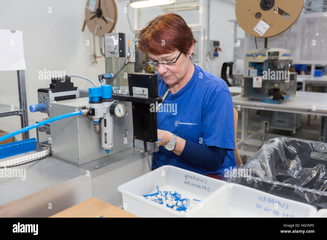 Company Hronovsky, production of cable harnesses for automotive