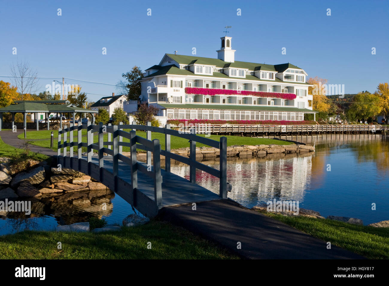 Bay Point at Mill Falls in Meredith, New Hampshire Stock Photo Alamy
