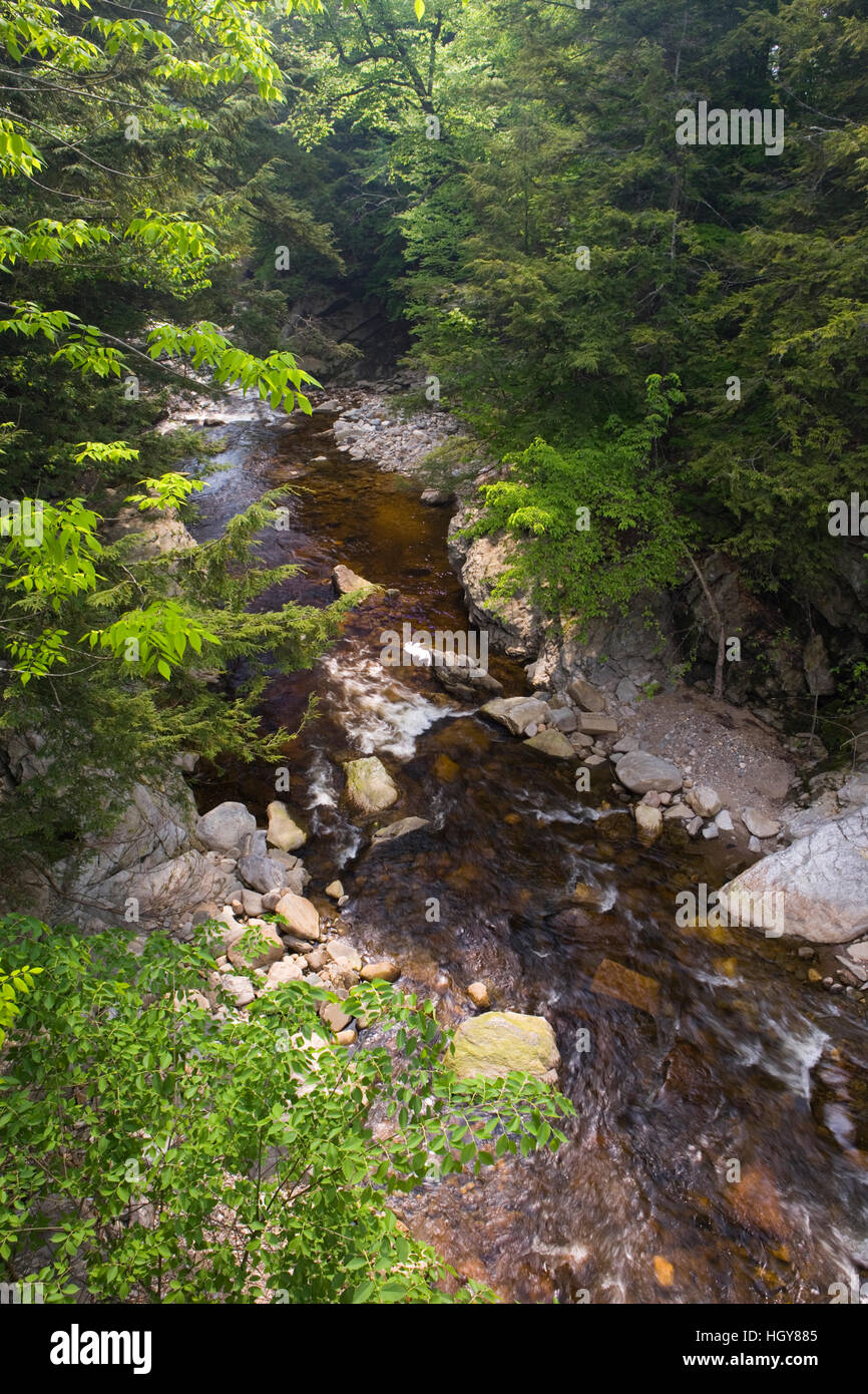 The Ashuelot River as it flows through Gilsum New Hampshire USA