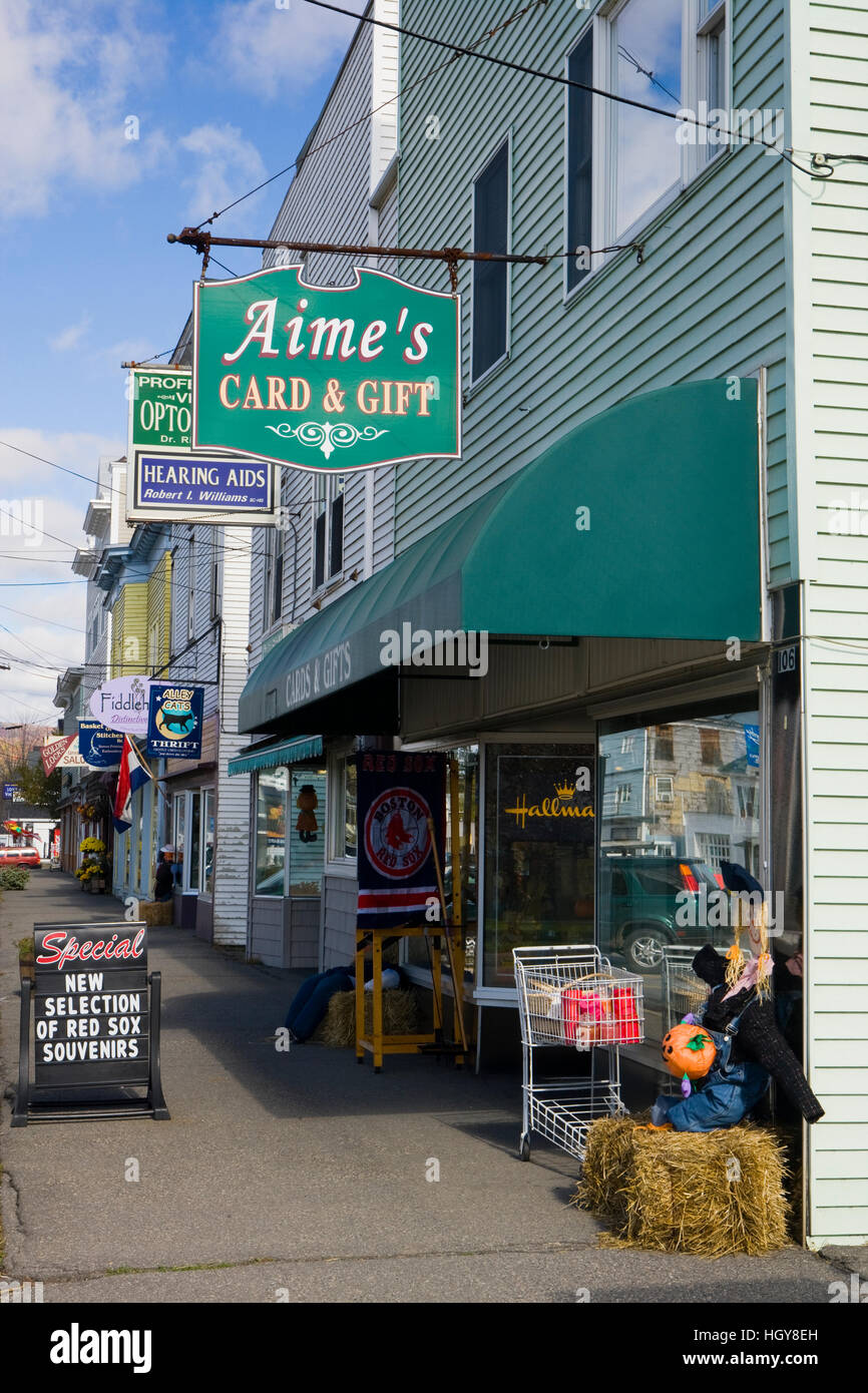 A street scene in Colebrook, New Hampshire Stock Photo Alamy