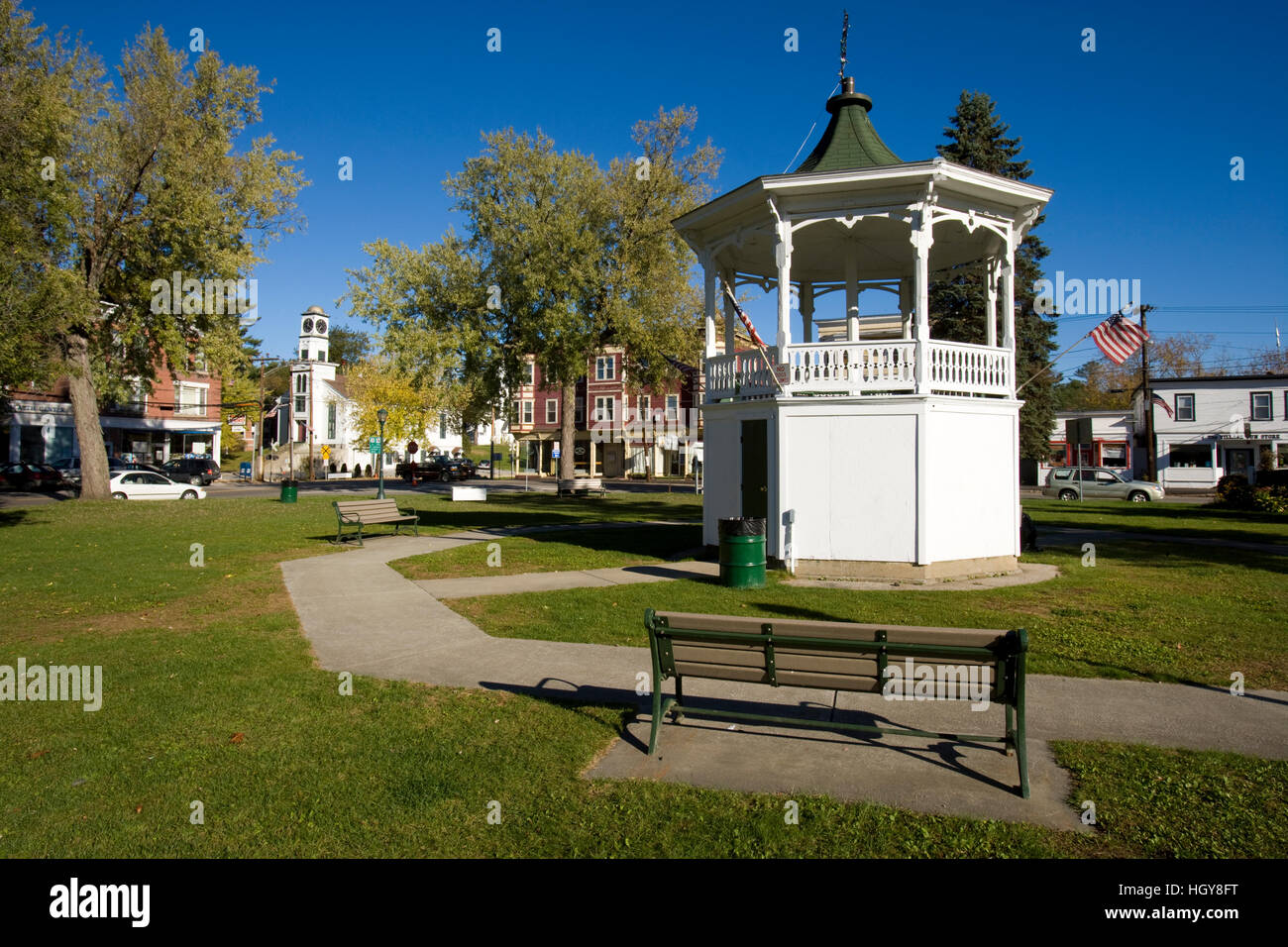 Downtown Whitefield, New Hampshire Stock Photo Alamy