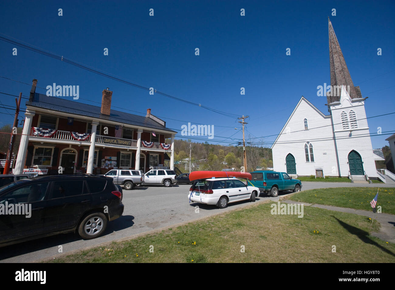 Downtown Bath New Hampshire USA Stock Photo Alamy
