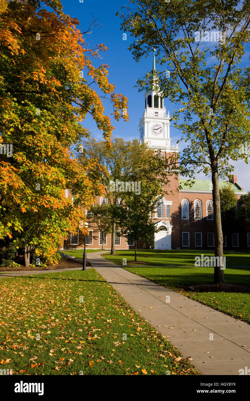 Baker Hall on the Dartmouth College Green in Hanover, New Hampshire Stock Photo Alamy