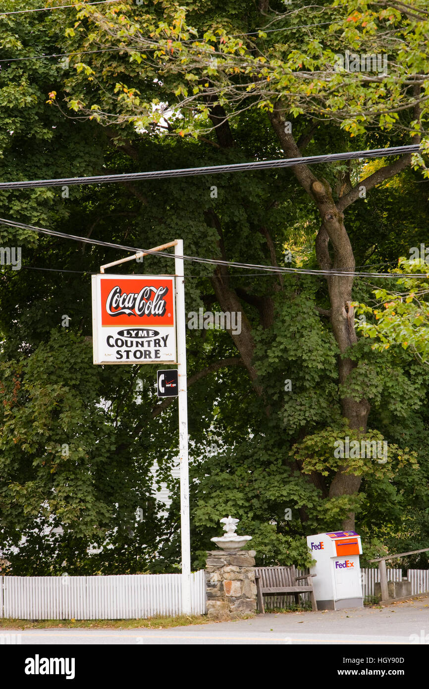 The Lyme Country Store in Lyme, New Hampshire Stock Photo Alamy