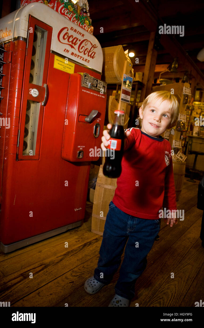 Inside Zeb's Country Store in North Conway, New Hampshire Stock Photo