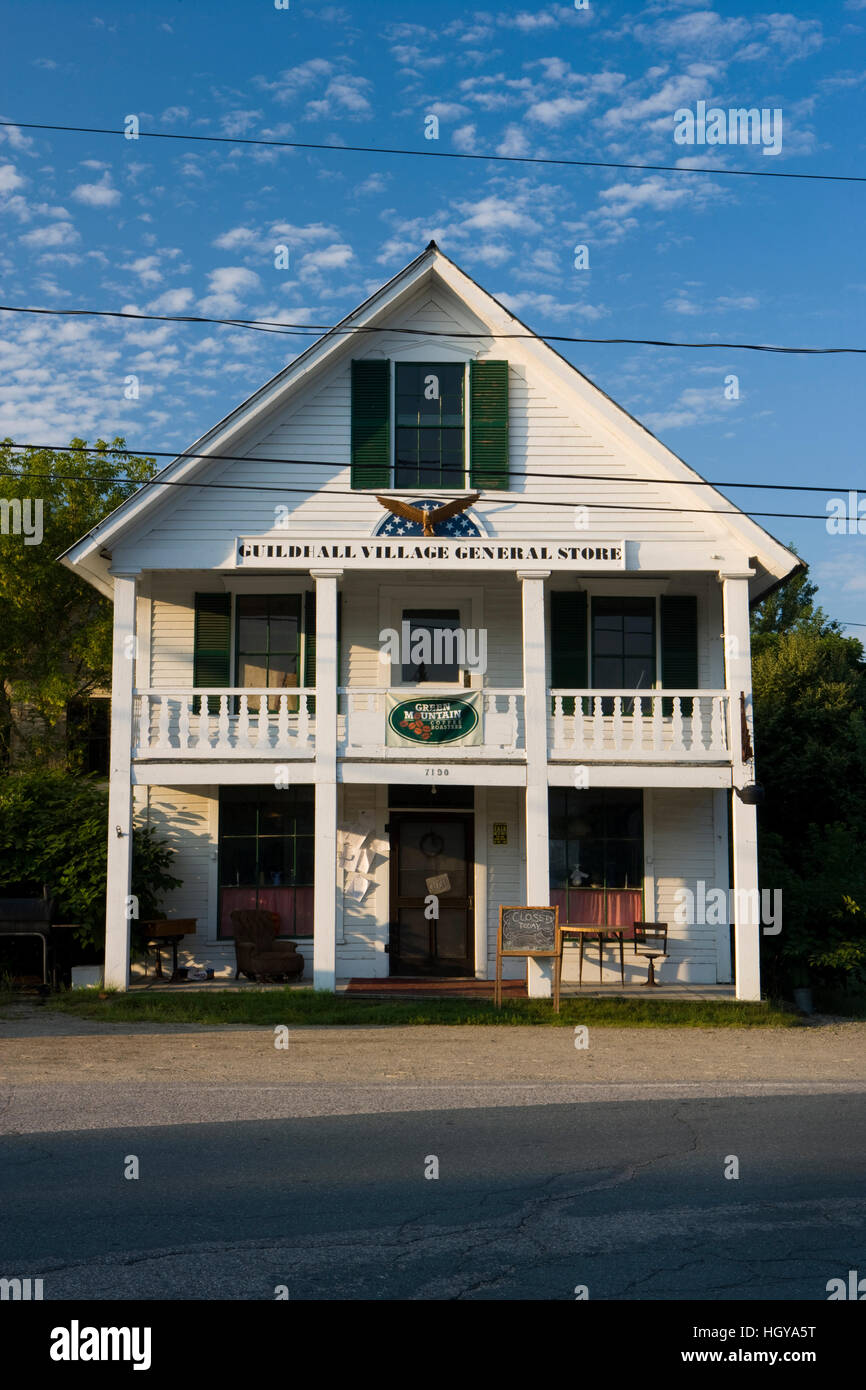 The Guilldhall Village General Store in Guildhall, Vermont Stock Photo