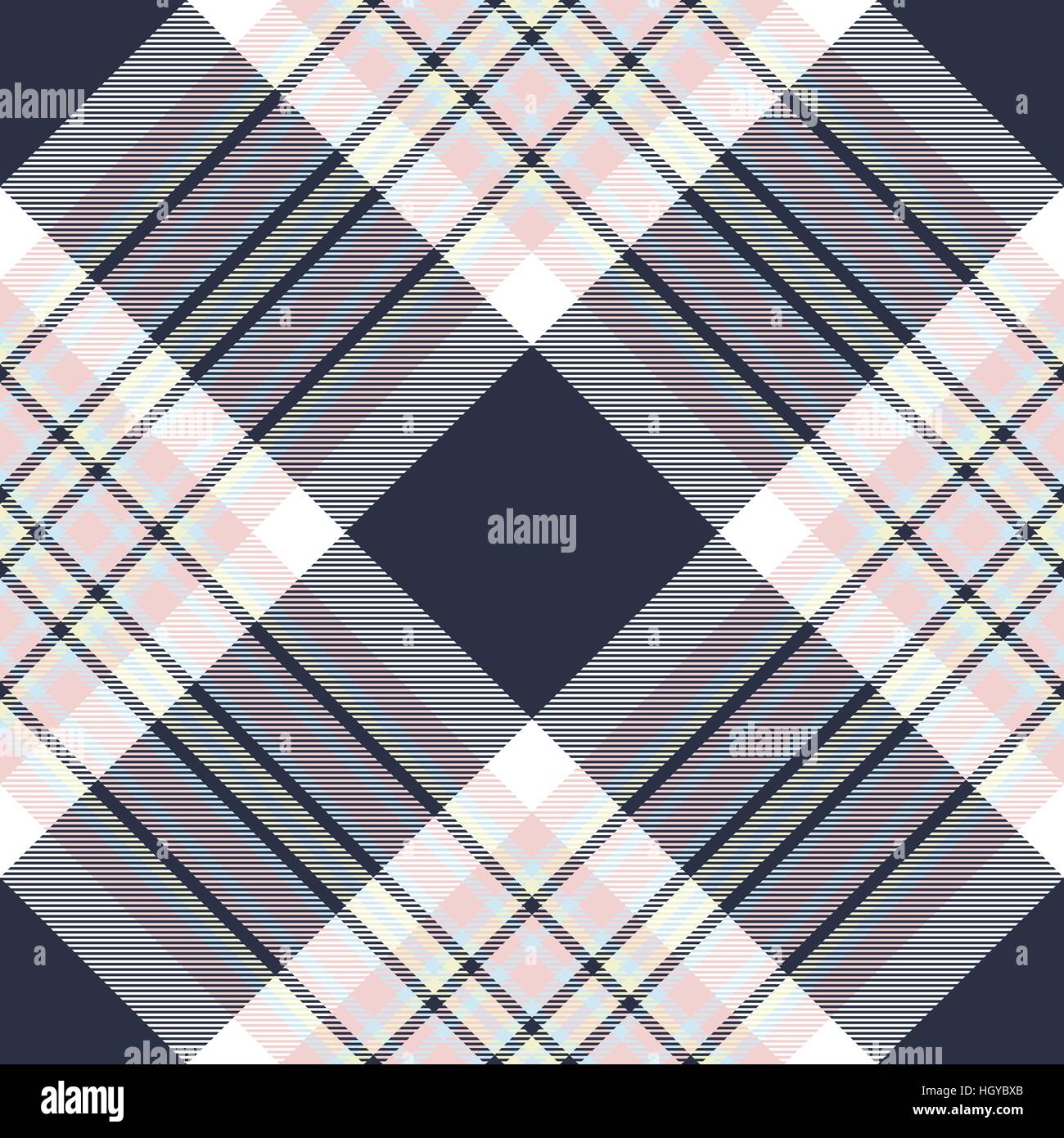 Check diagonal fabric texture seamless pattern. Vector illustration ...