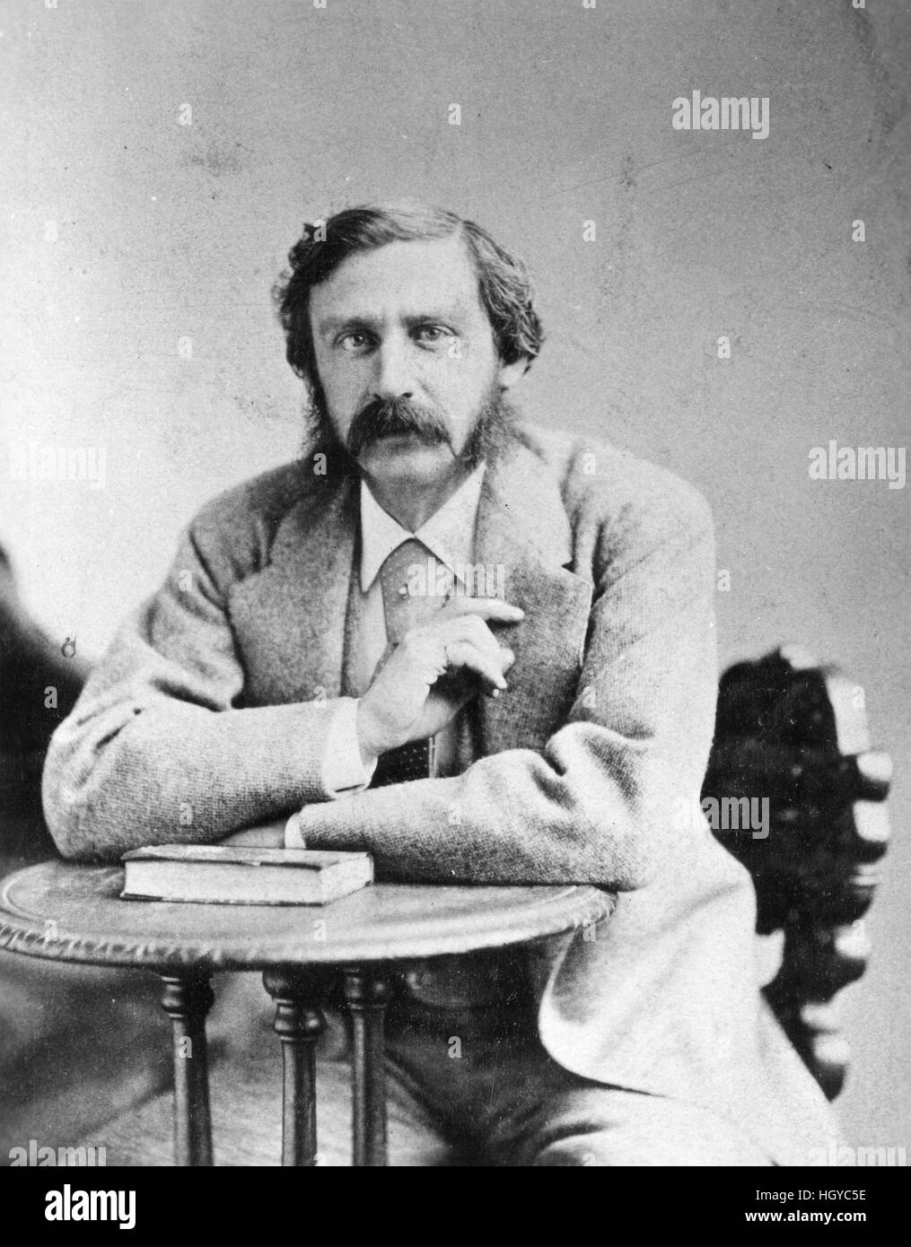 American author Bret Harte (Francis Brett Harte), 1836-1902 Stock Photo