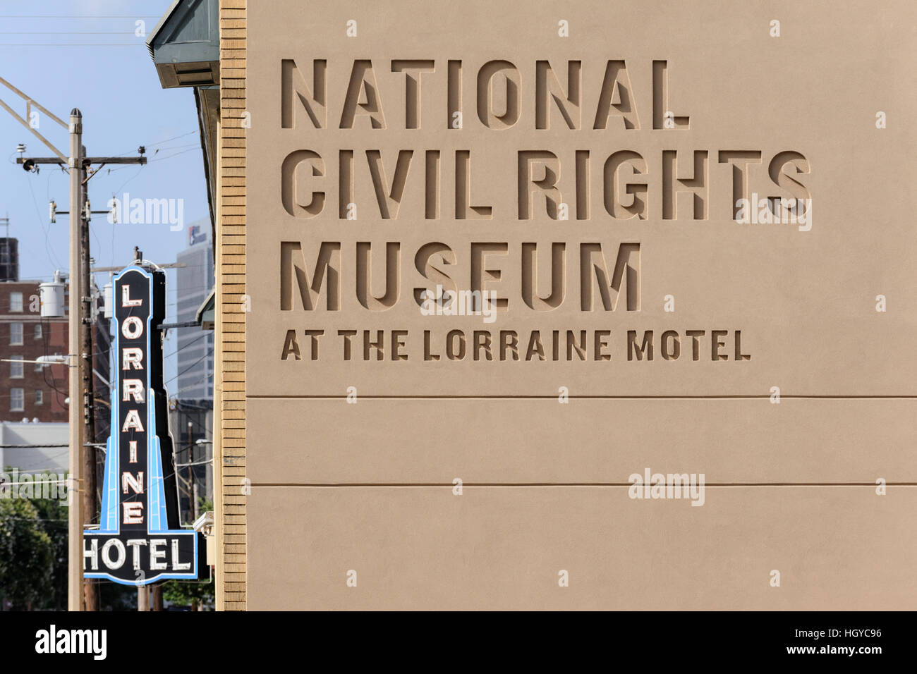 National Civil Rights Museum, Memphis, Tennessee, USA Stock Photo
