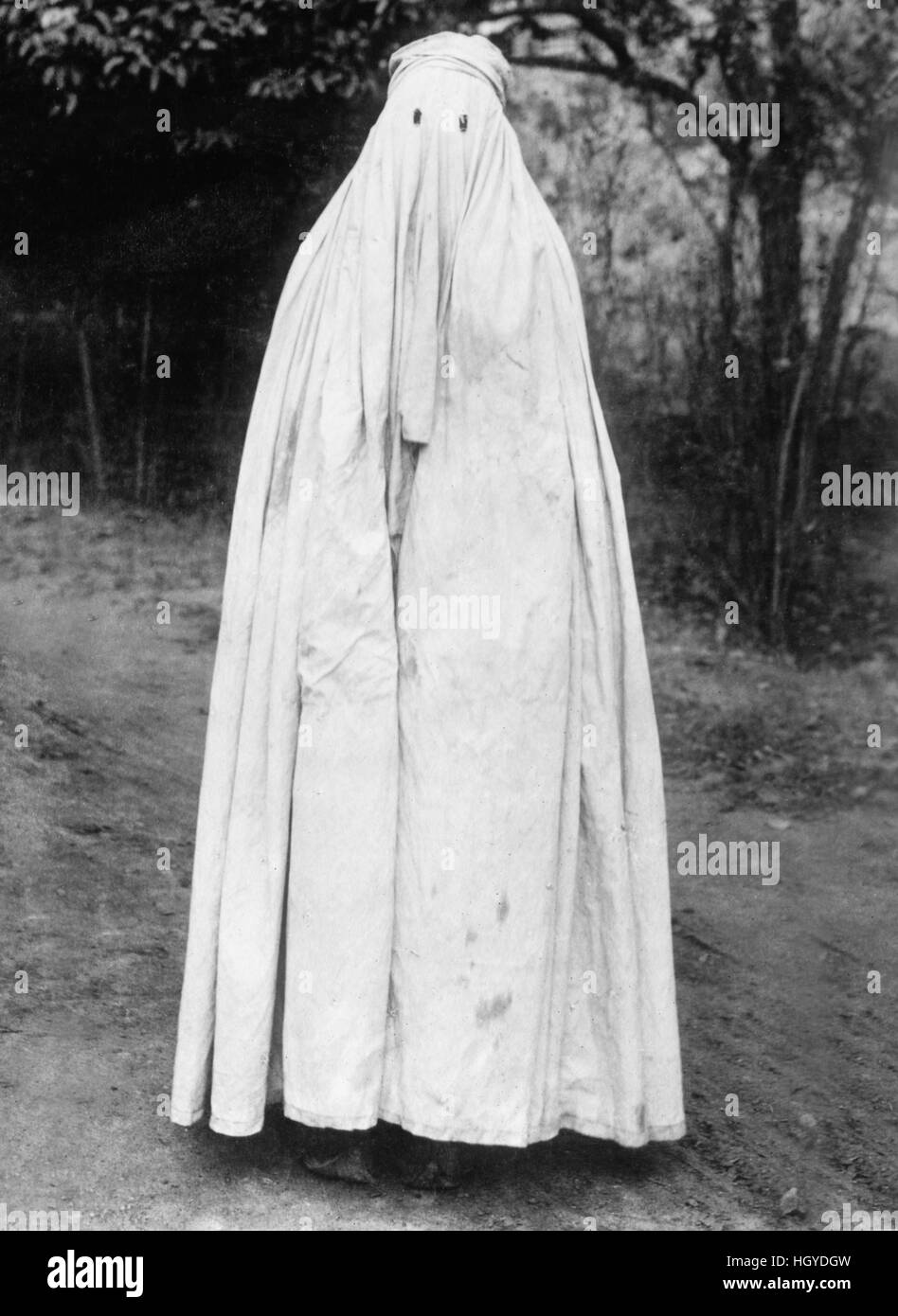 Mohammedan Woman, India, Bain News Service, 1922 Stock Photo