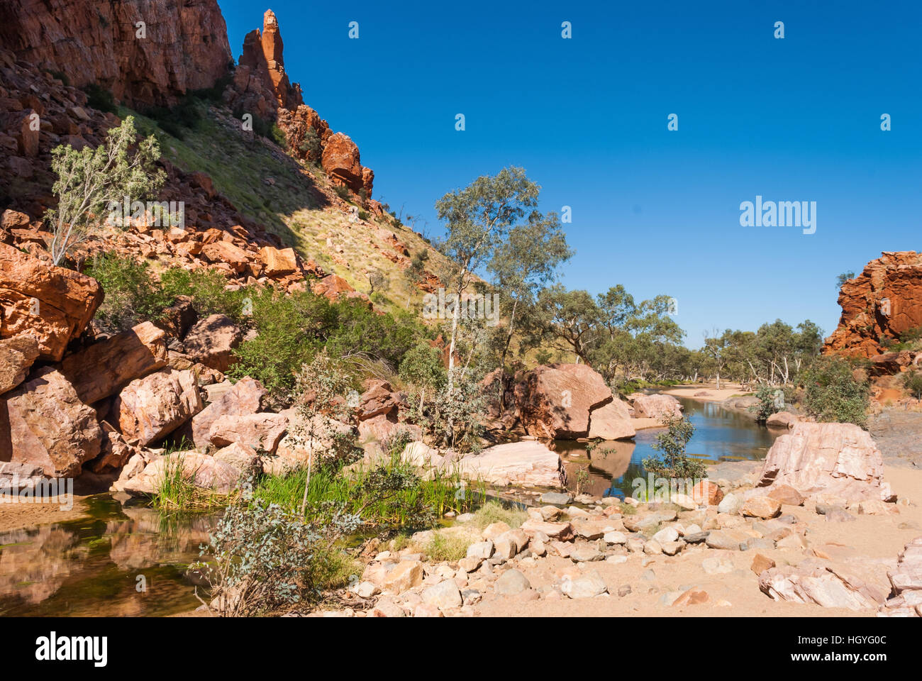 Simpsons Gap, MacDonnell Ranges, Australia Stock Photo
