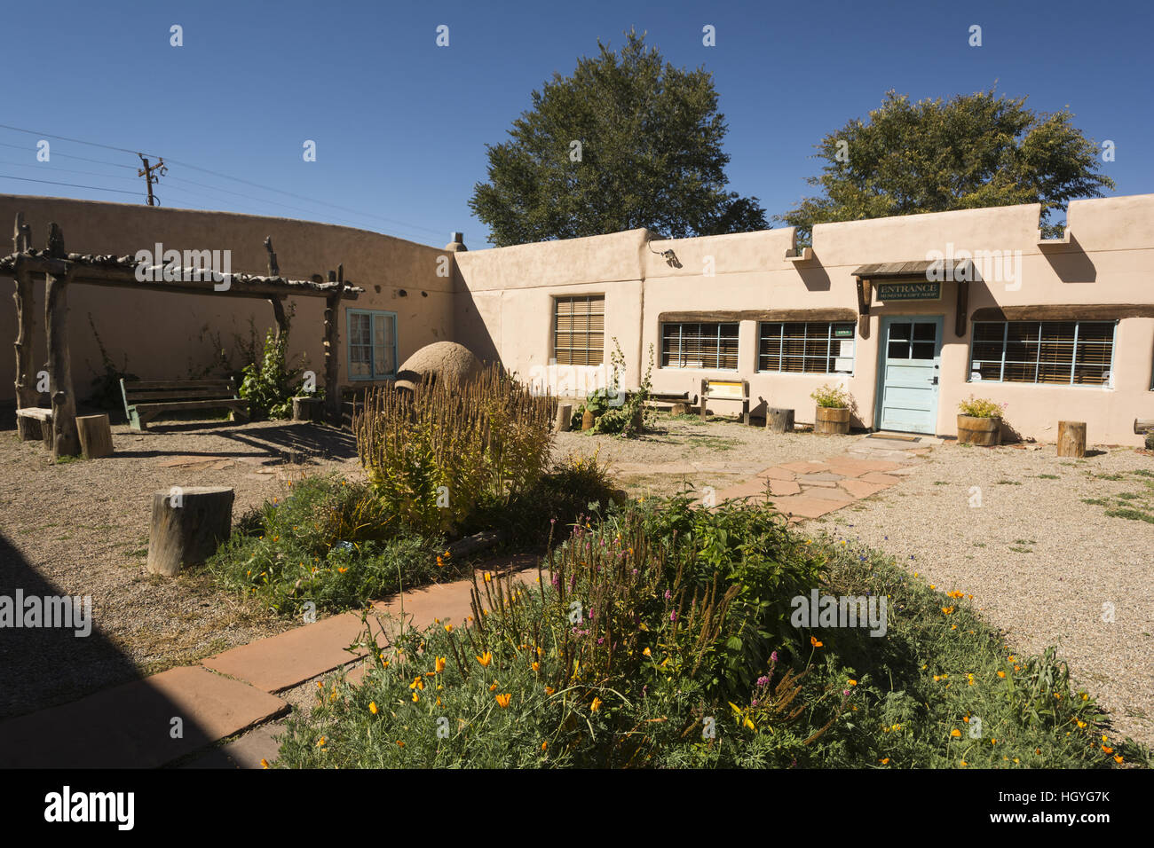 New Mexico, Taos, Kit Carson House and Museum Stock Photo