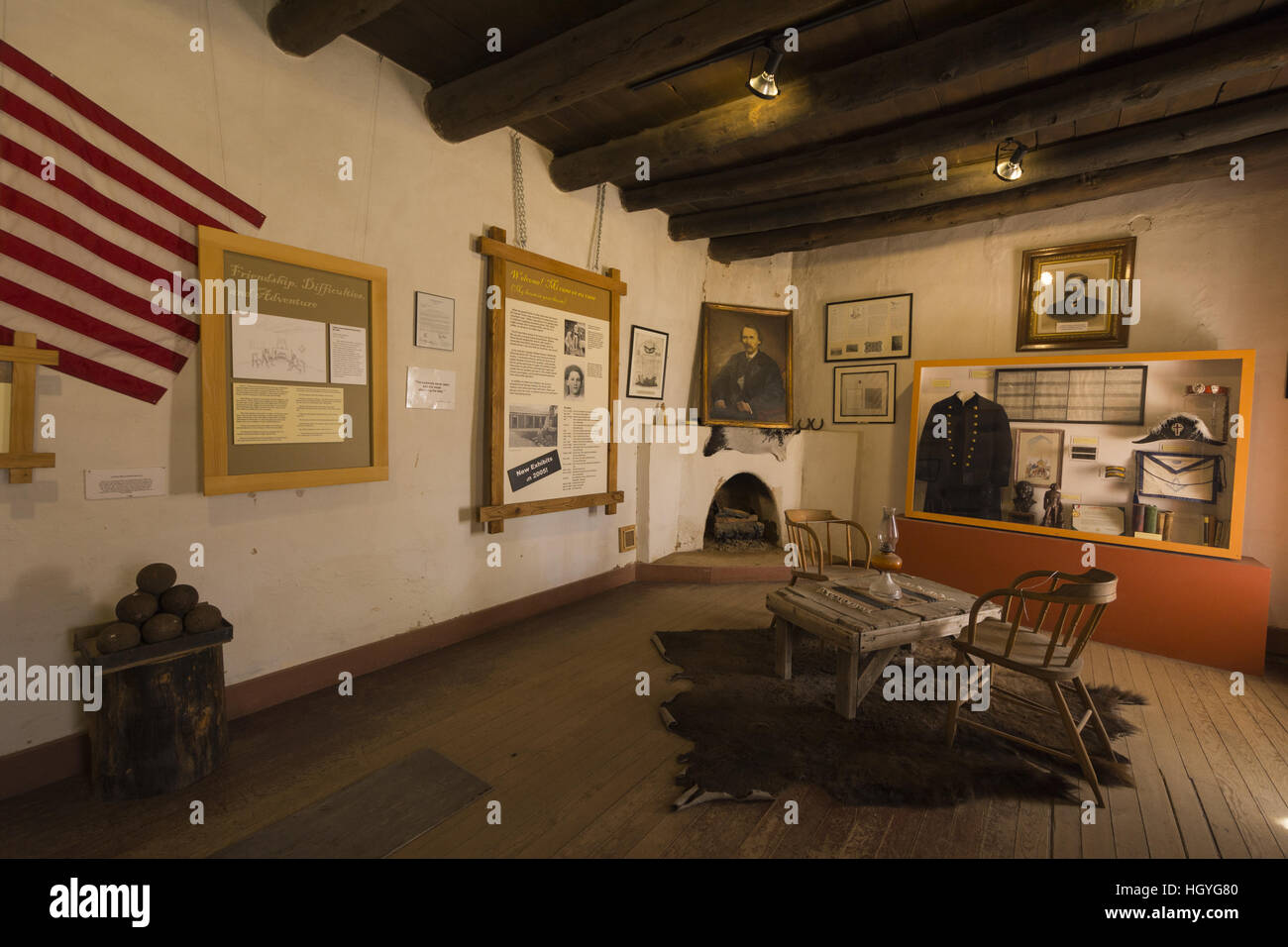 New Mexico, Taos, Kit Carson House and Museum Stock Photo