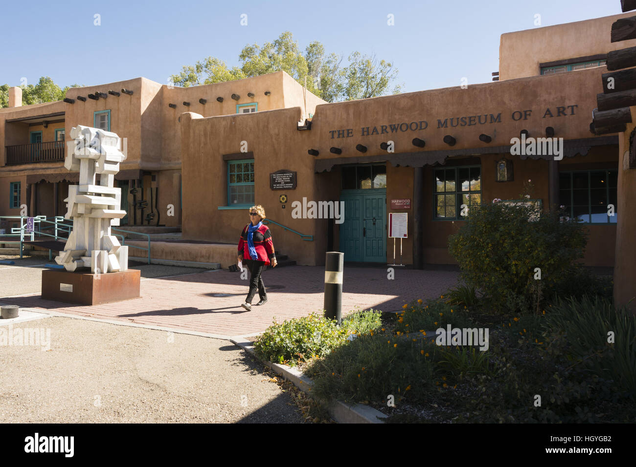 New Mexico, Taos, Harwood Museum of Art Stock Photo