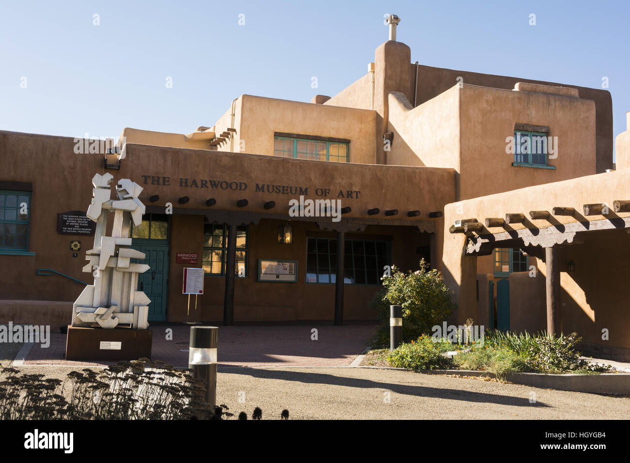 New Mexico, Taos, Harwood Museum of Art Stock Photo