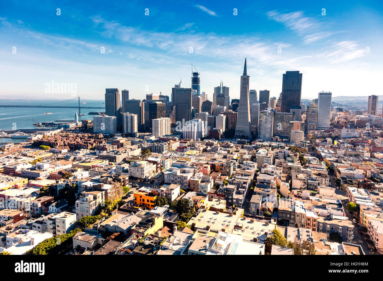San Francisco Downtown, California Stock Photo