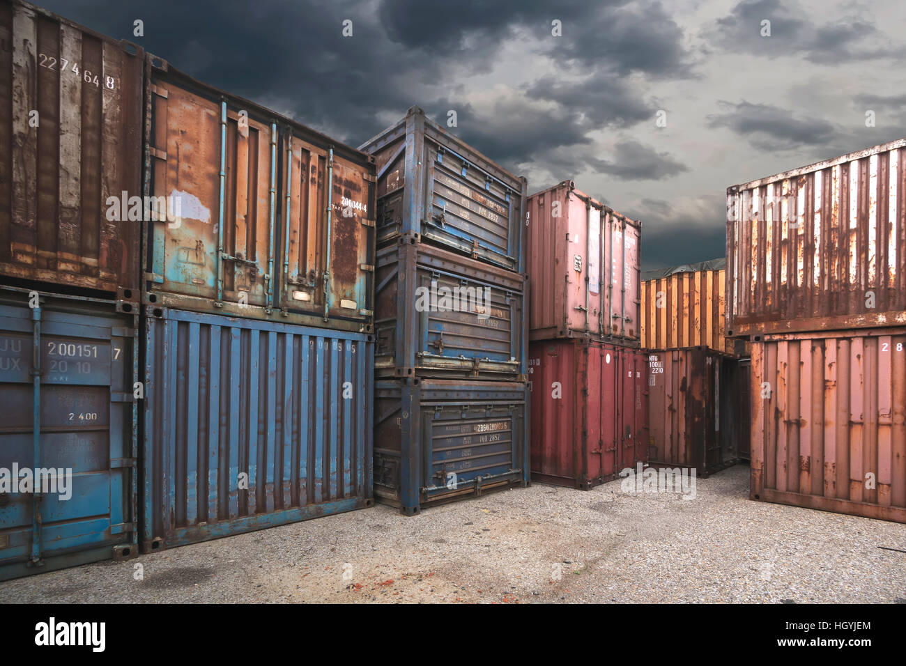 Rusty container hi-res stock photography and images - Alamy