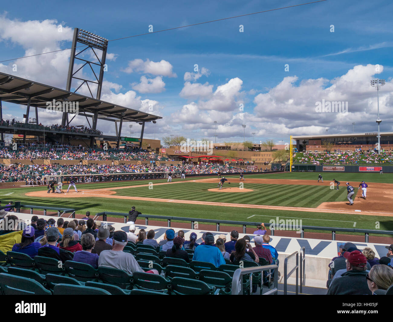 Cactus League spring training baseball game, Salt River Fields at