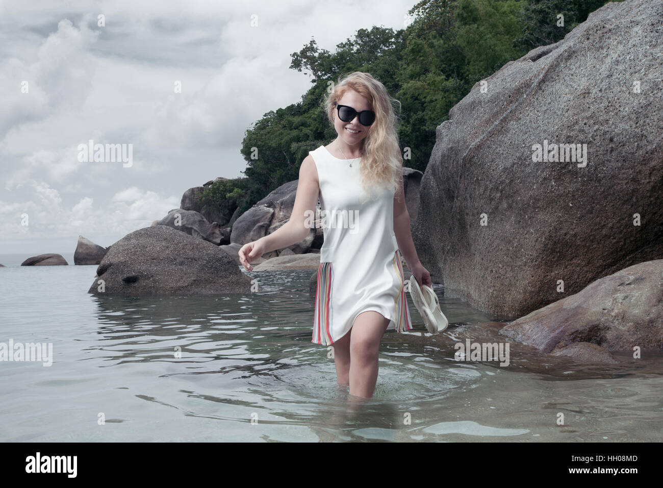 Sea through dress hi-res stock photography and images - Alamy