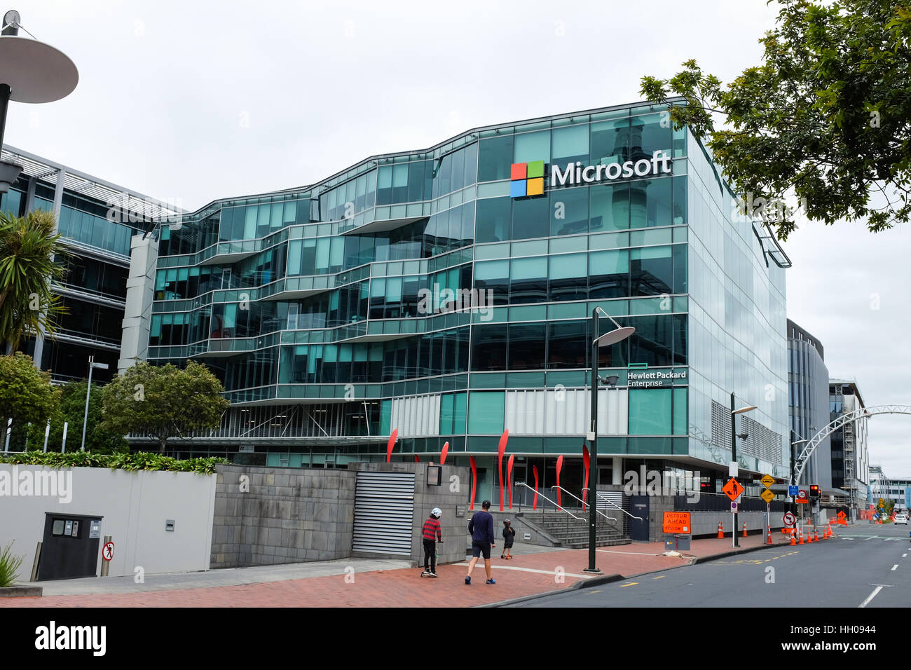 Microsoft regional office in Auckland, New Zealand Stock Photo Alamy