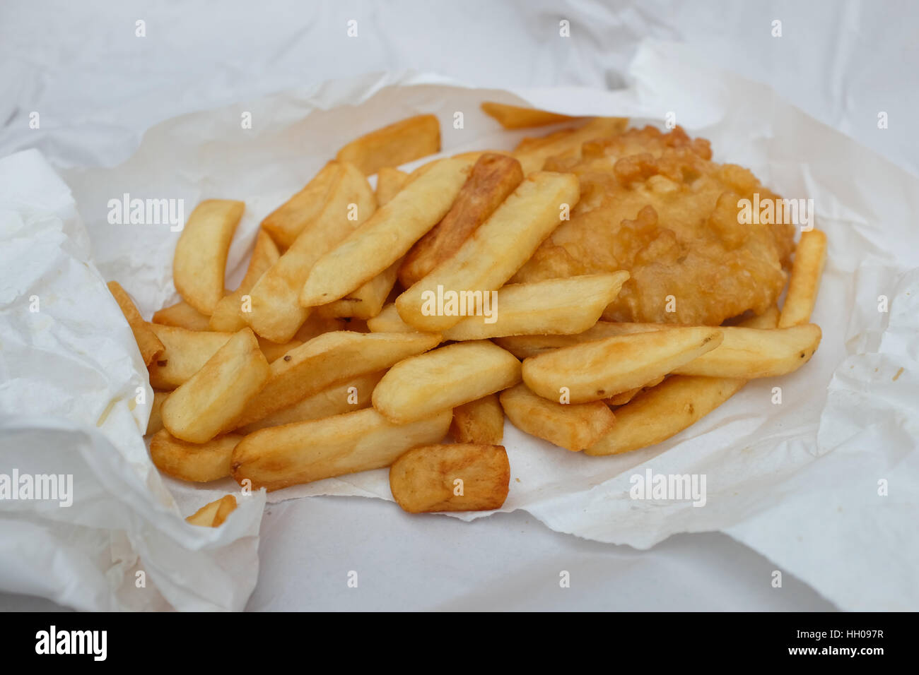 Fish and chips. Stock Photo