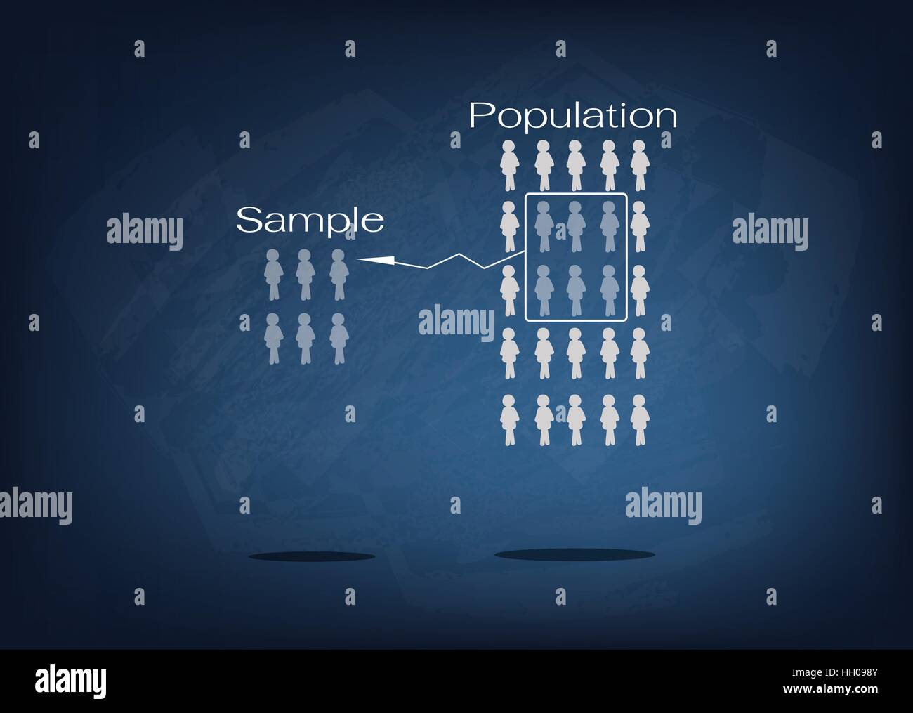 Strategic Sampling Method Stratified sampling Stock Vector Images - Alamy