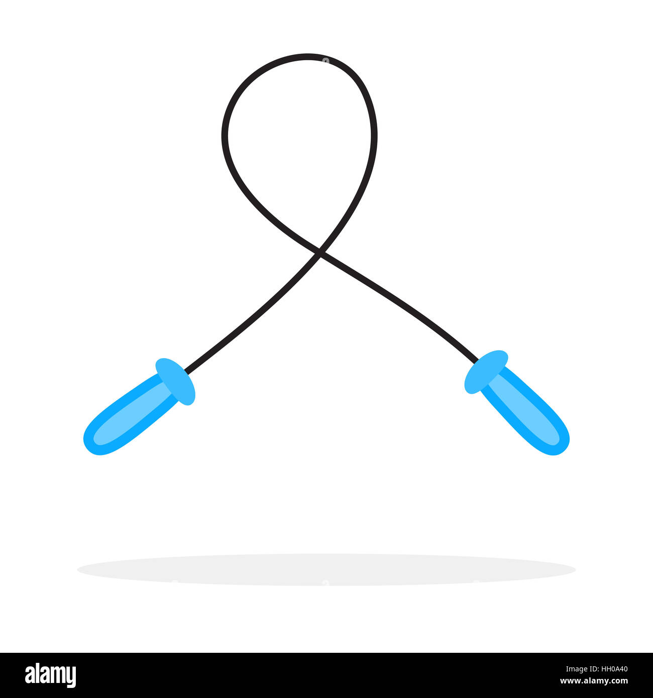 Skipping rope isolated vector. Jump rope illustration Stock Photo Alamy