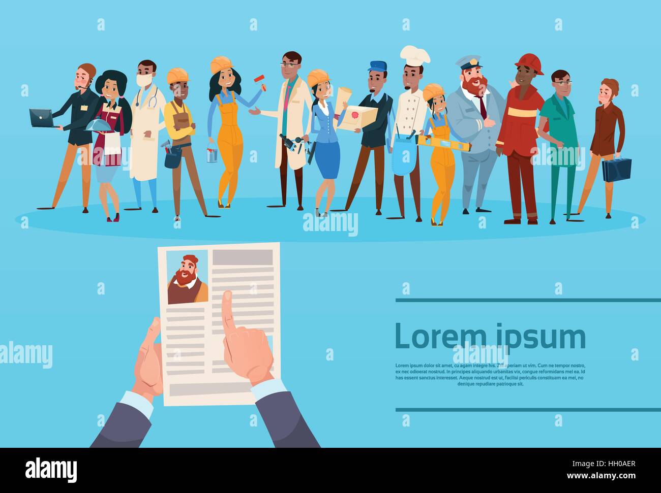 Curriculum Vitae Recruitment Candidate Job Position, Hands Hold CV