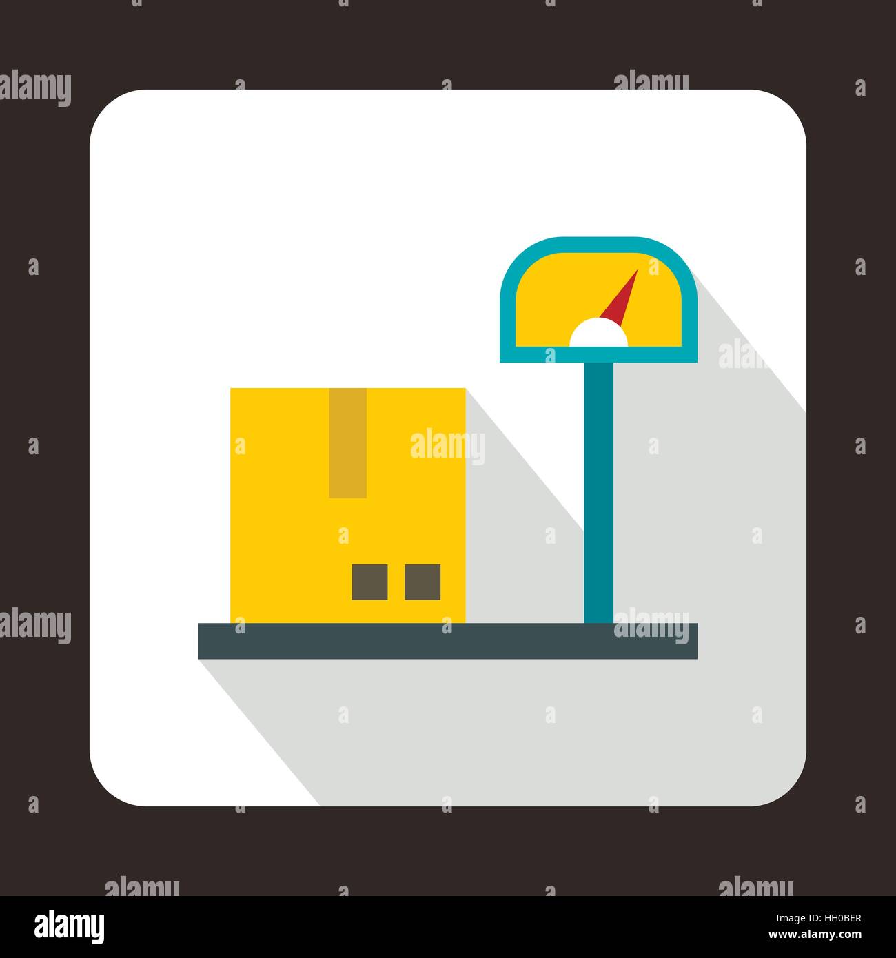 Balance scale logistic icon vector Stock Vector Images - Alamy