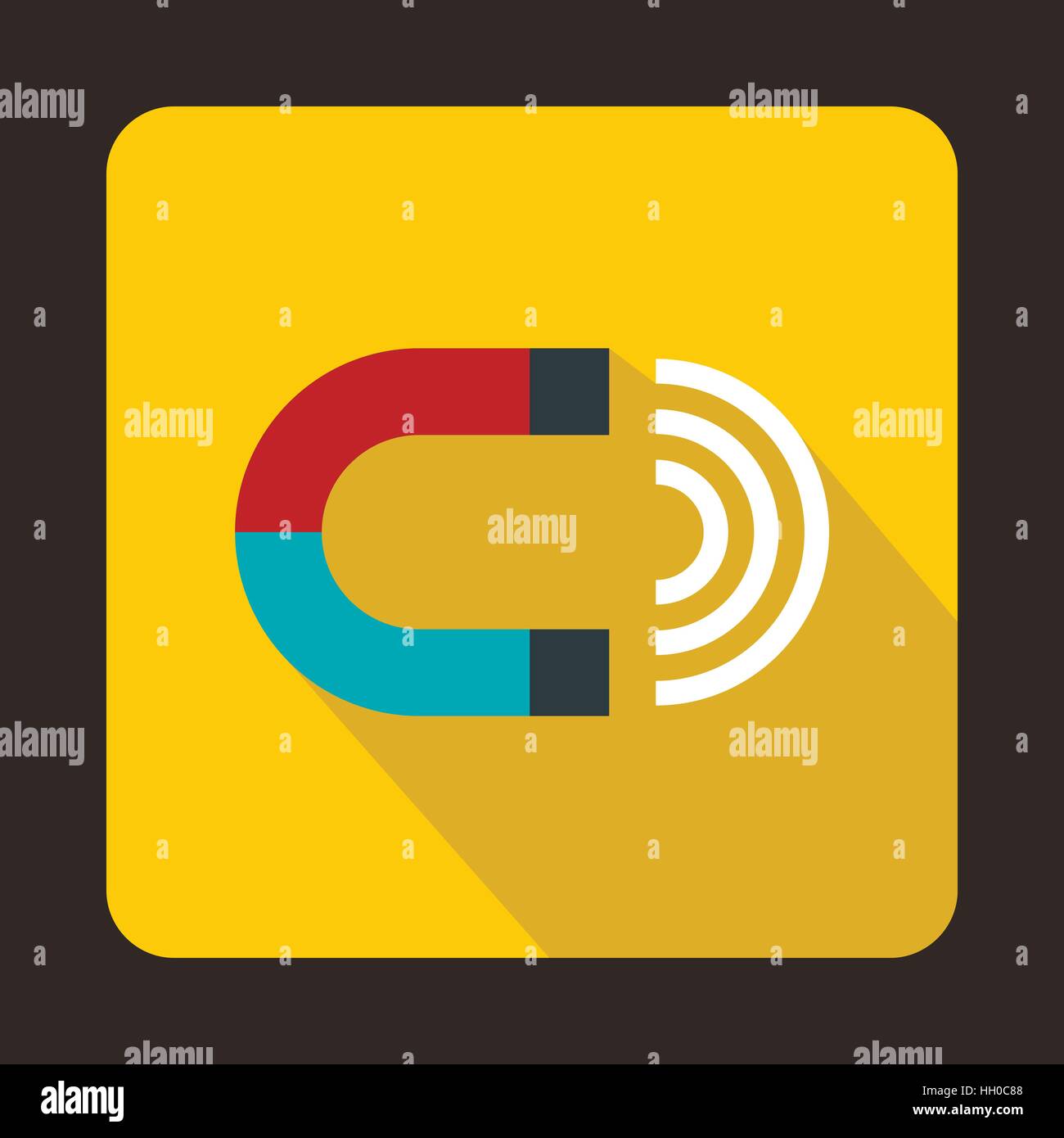 Magnet icon in flat style Stock Vector Image & Art - Alamy