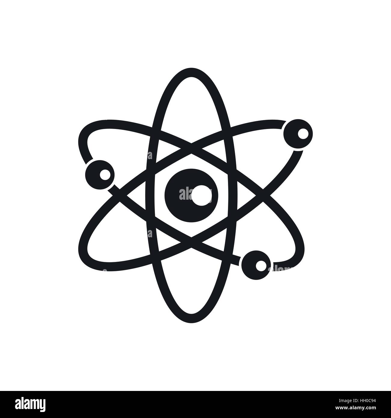Molecules of atom icon, simple style Stock Vector Image & Art - Alamy
