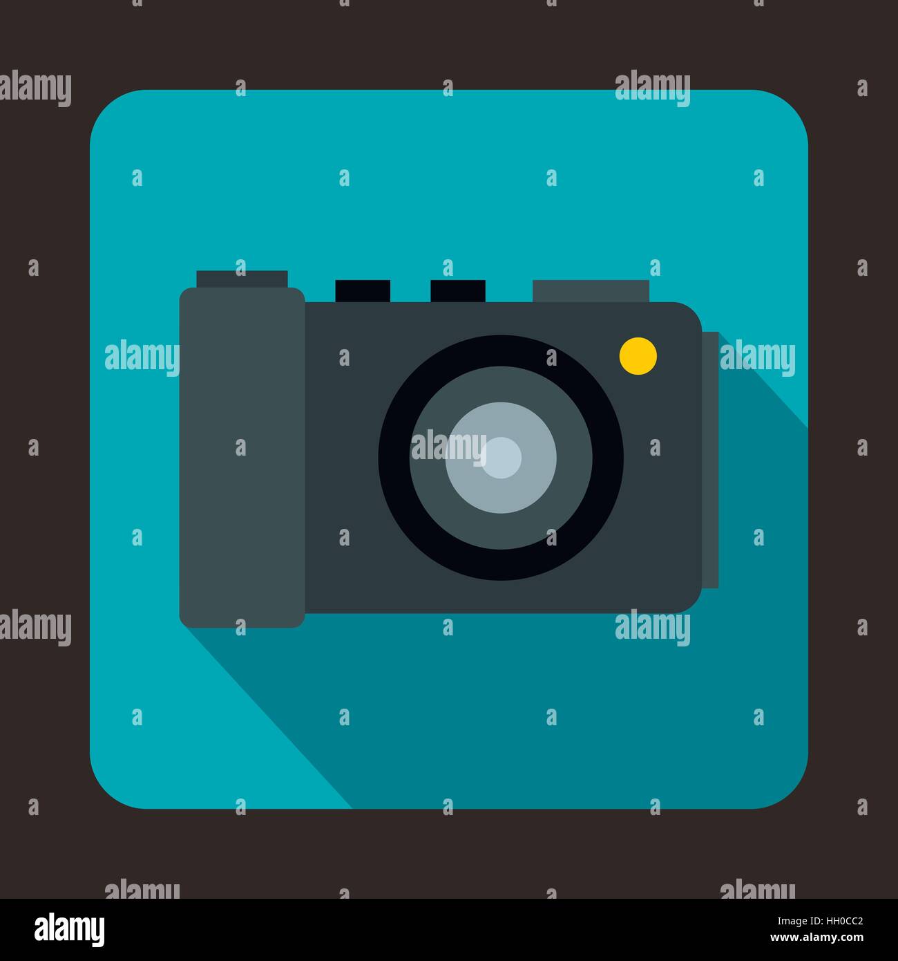 Camera icon in flat style Stock Vector Image & Art - Alamy