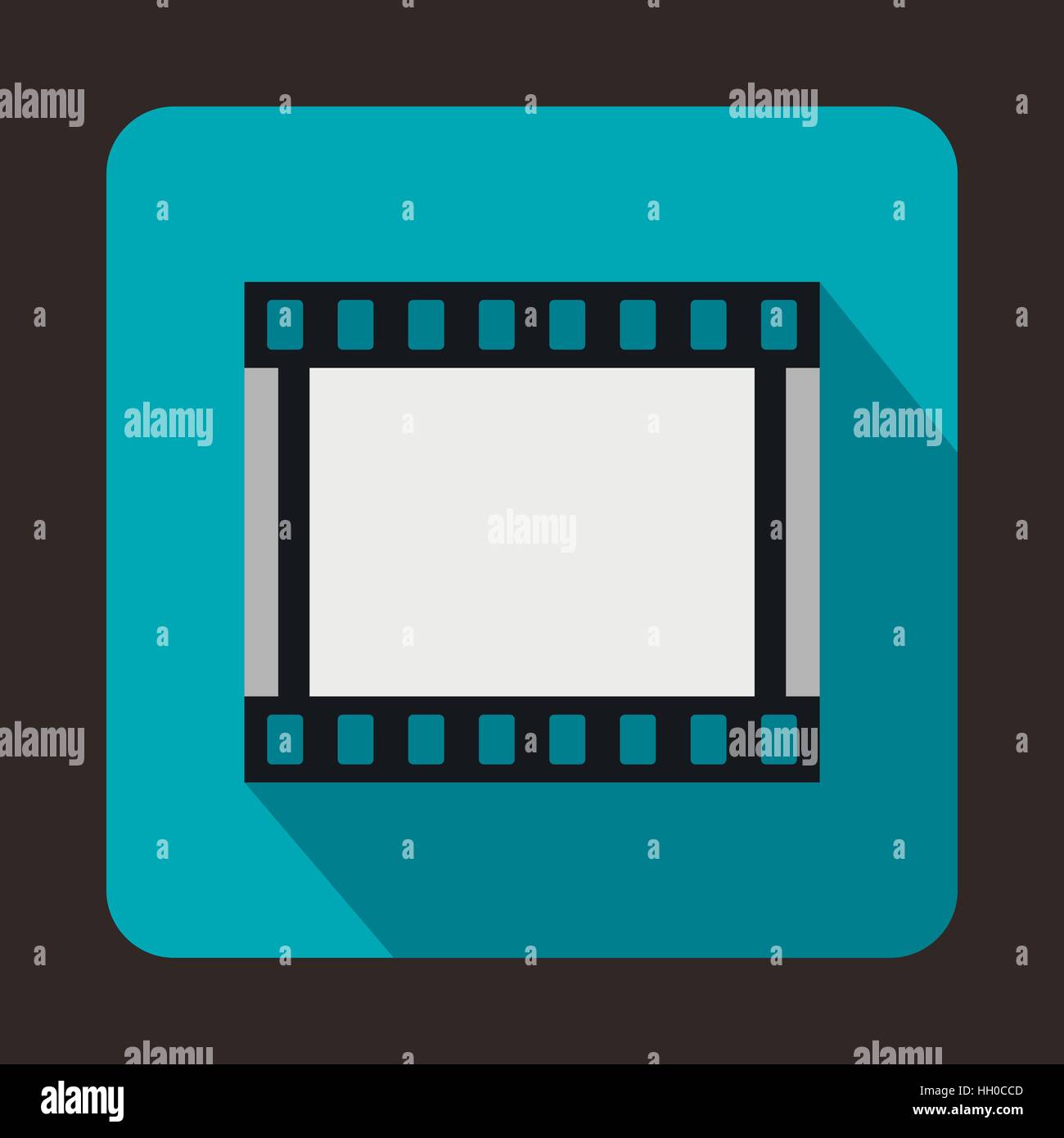 Film strip icon in flat style Stock Vector Image & Art - Alamy