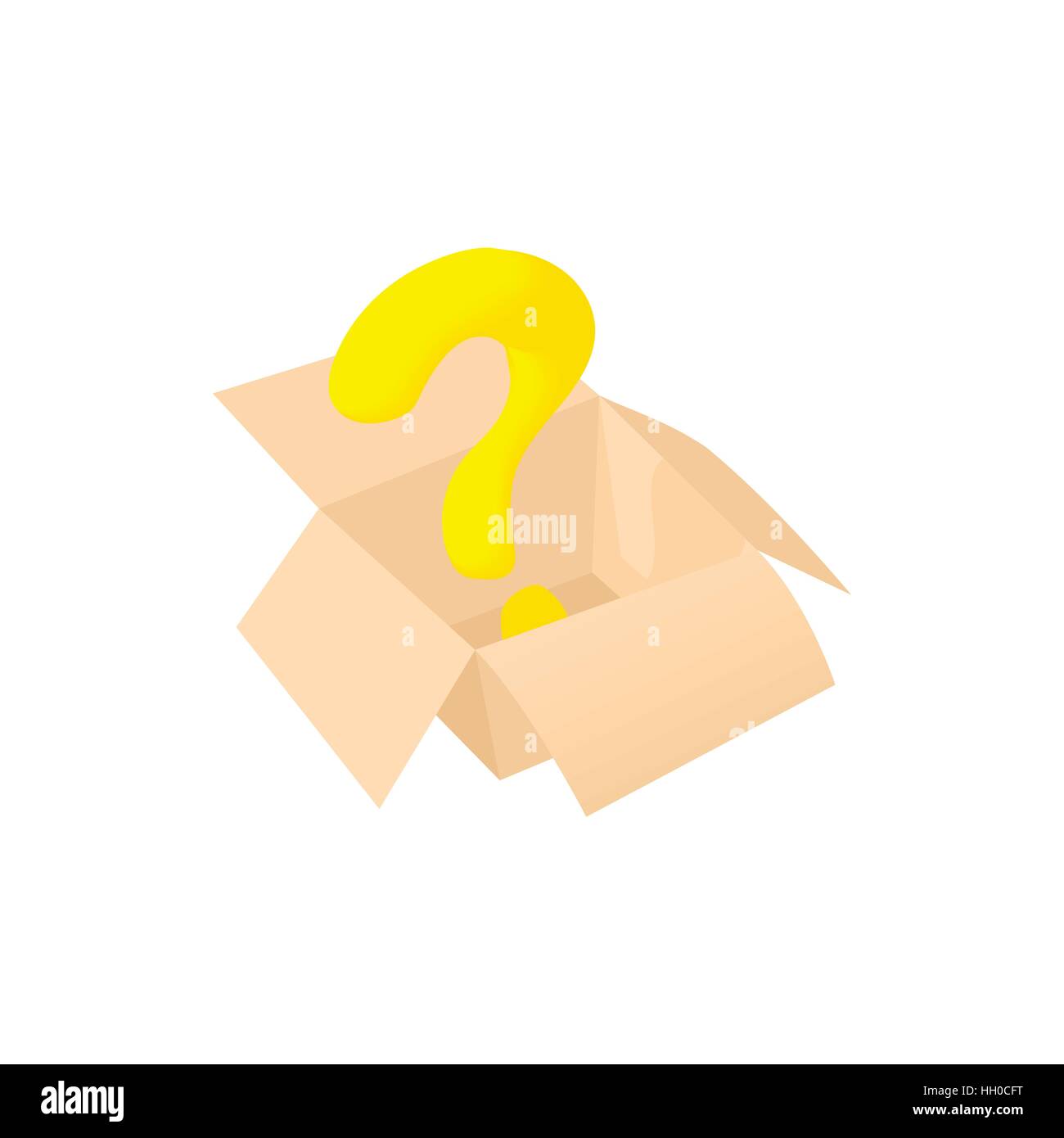 Empty box icon, cartoon style Stock Vector Image & Art - Alamy