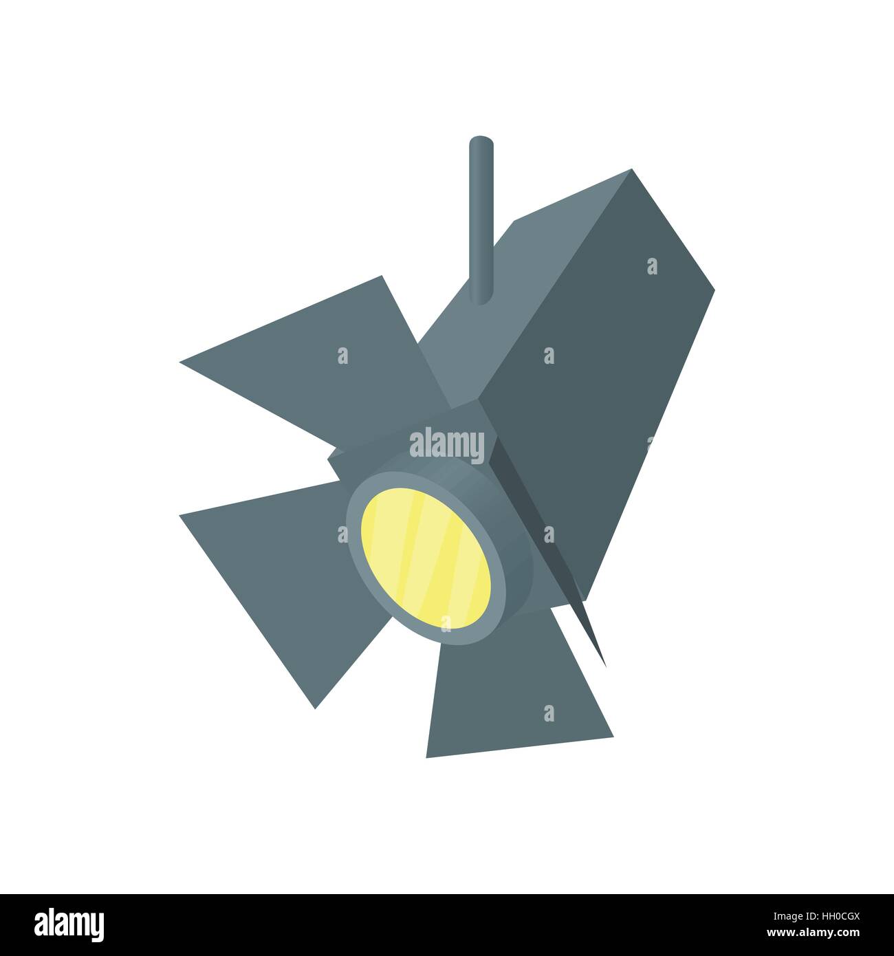 Spotlight icon, cartoon style Stock Vector Image & Art Alamy