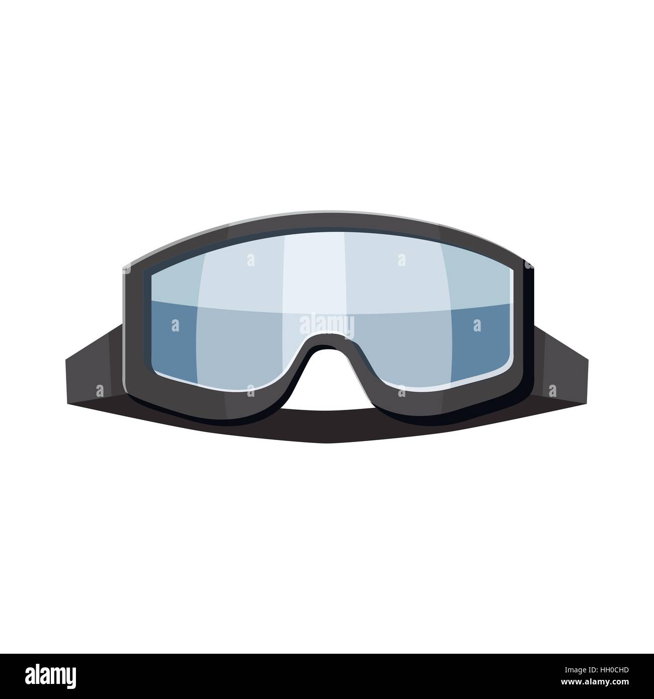 Military goggles icon, cartoon style Stock Vector