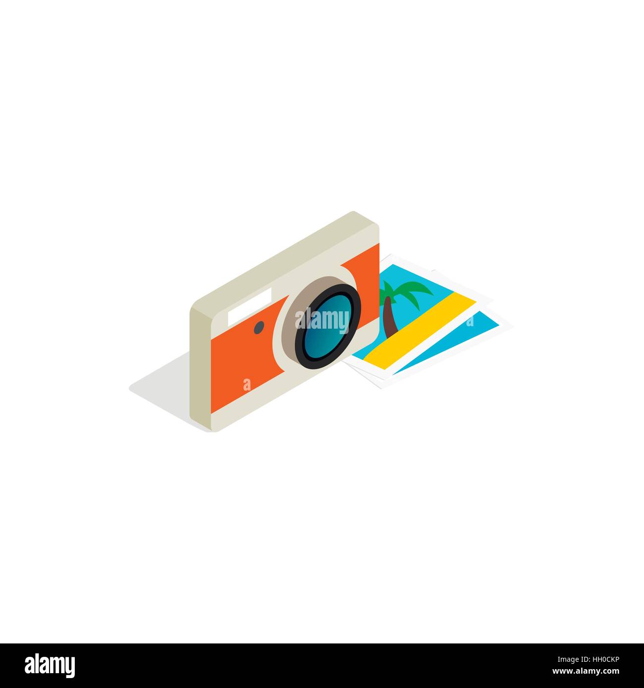 Camera and photos icon, isometric 3d style Stock Vector Image & Art - Alamy