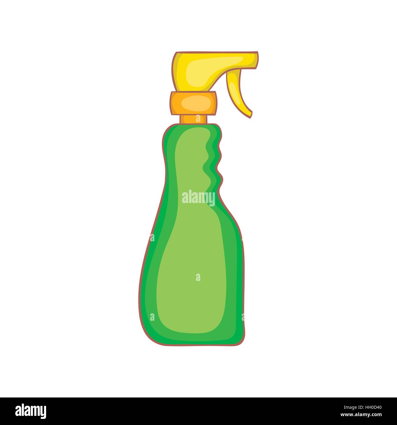 Household spray bottle icon, cartoon style Stock Vector Image & Art - Alamy