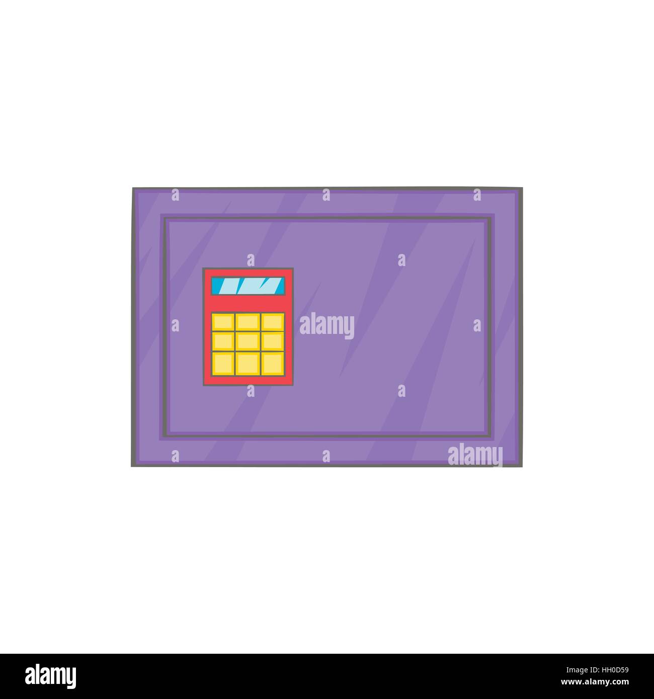 Closed safe icon in cartoon style Stock Vector Image & Art - Alamy