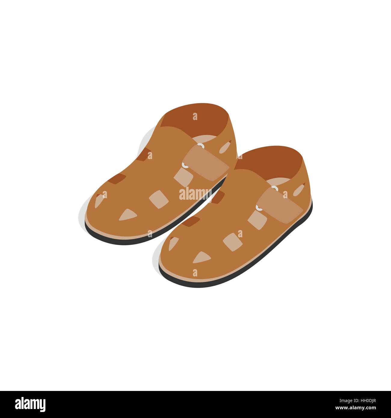 Mens sandals icon, isometric 3d style Stock Vector Image & Art - Alamy