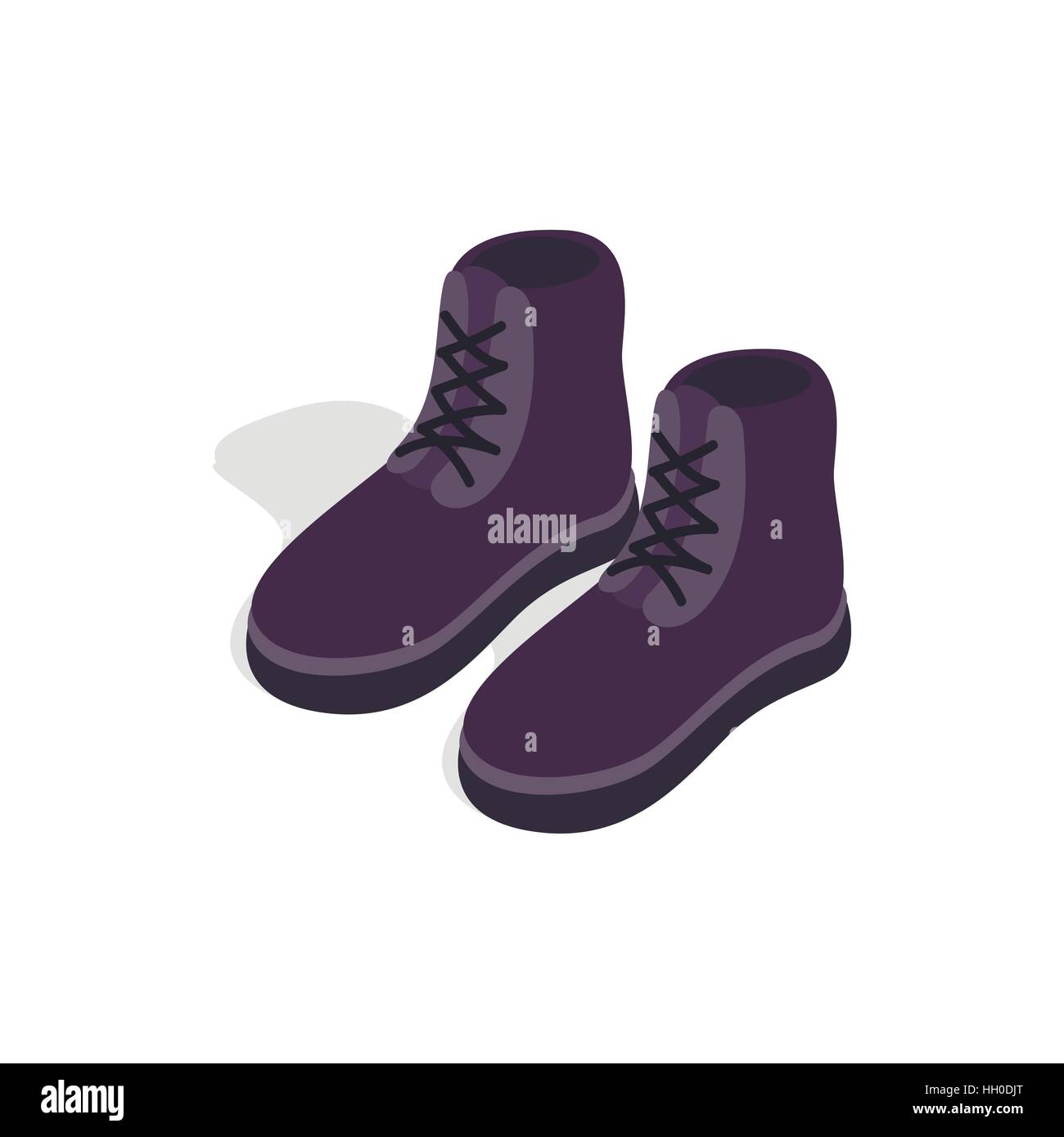 Pair of male boots icon, isometric 3d style Stock Vector Image & Art ...