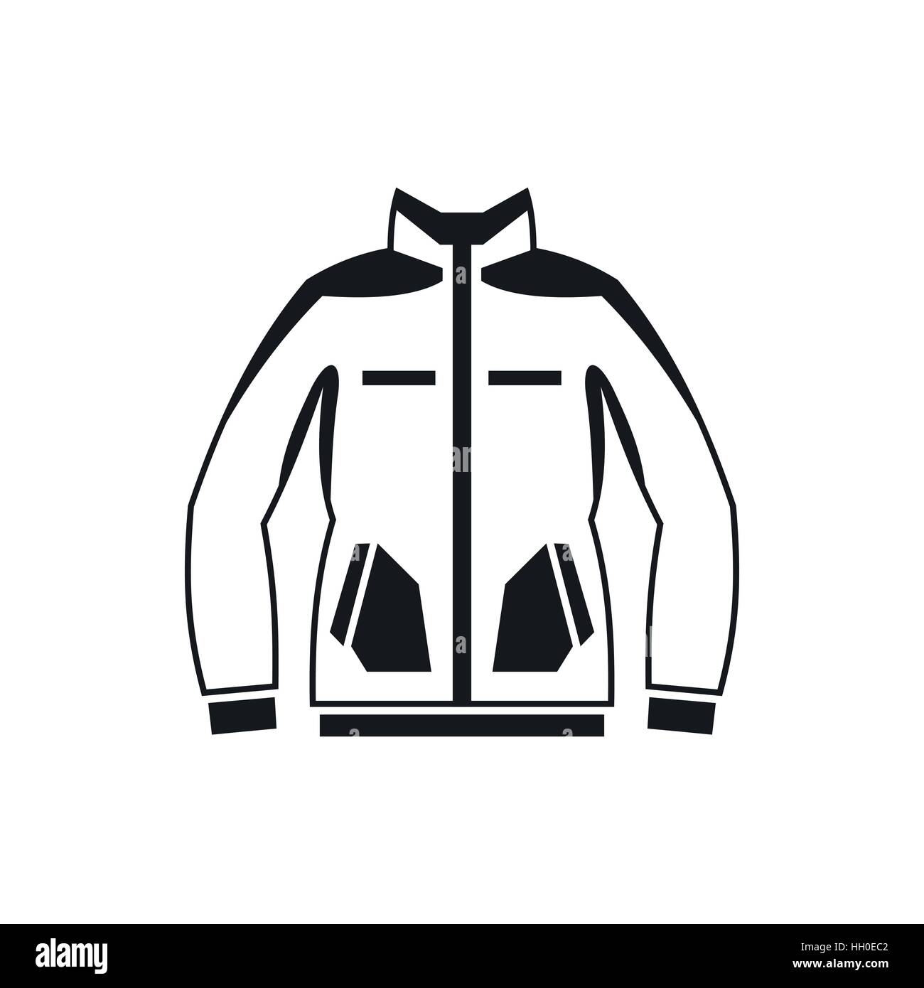 Men winter jacket icon, simple style Stock Vector Image & Art - Alamy