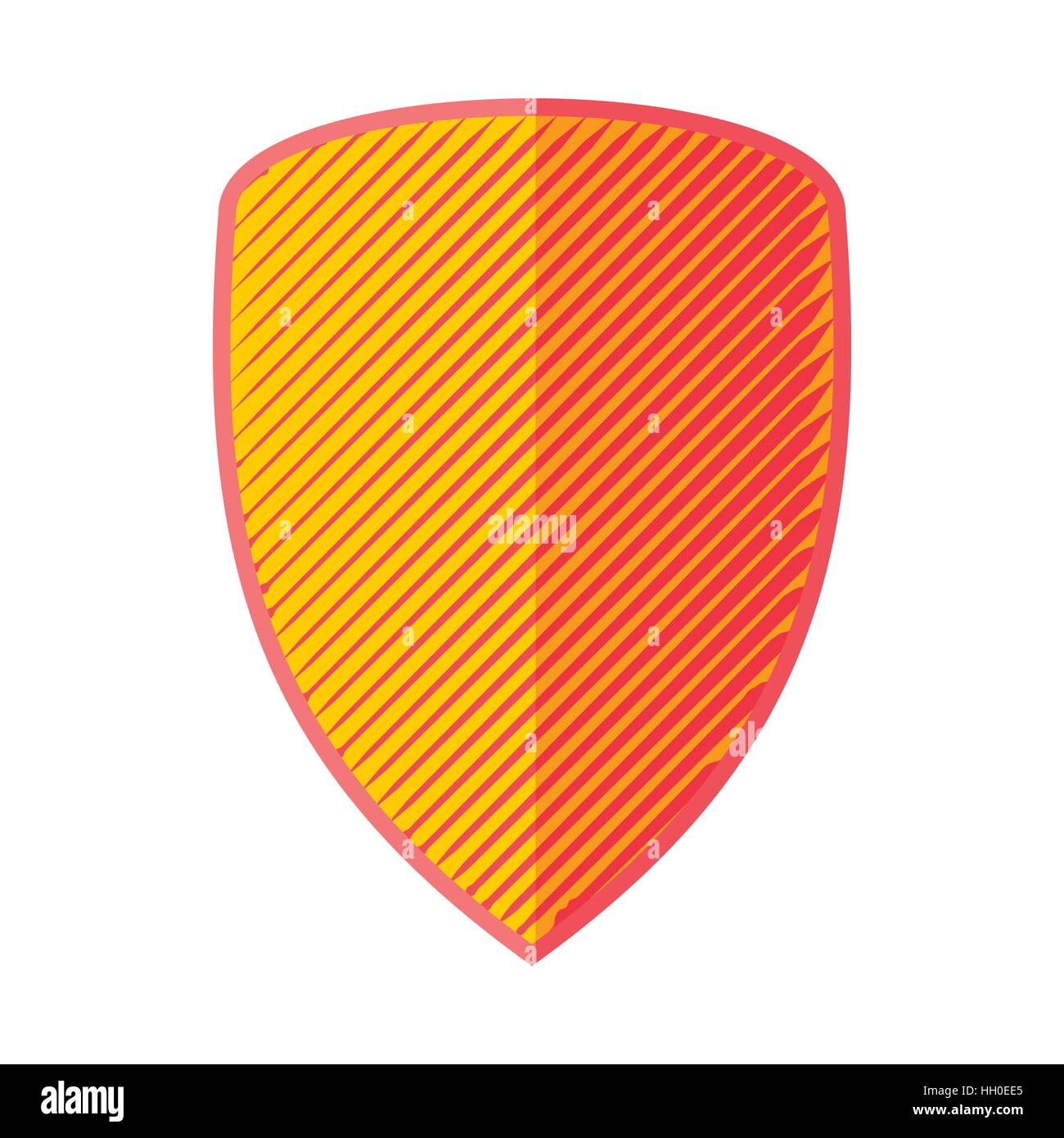 Shield icon, flat style Stock Vector Image & Art - Alamy