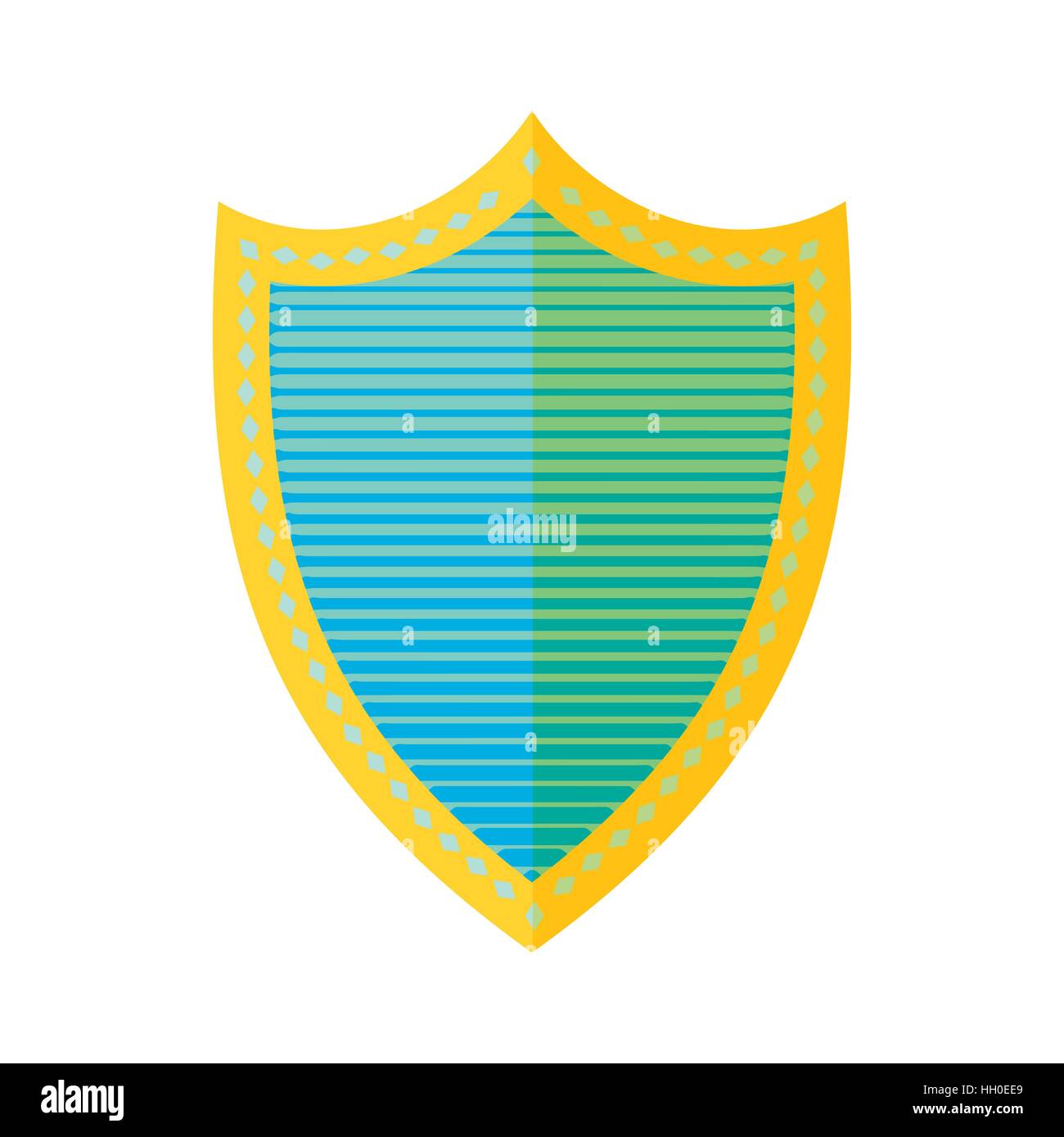 Combat shield icon, flat style Stock Vector Image & Art - Alamy