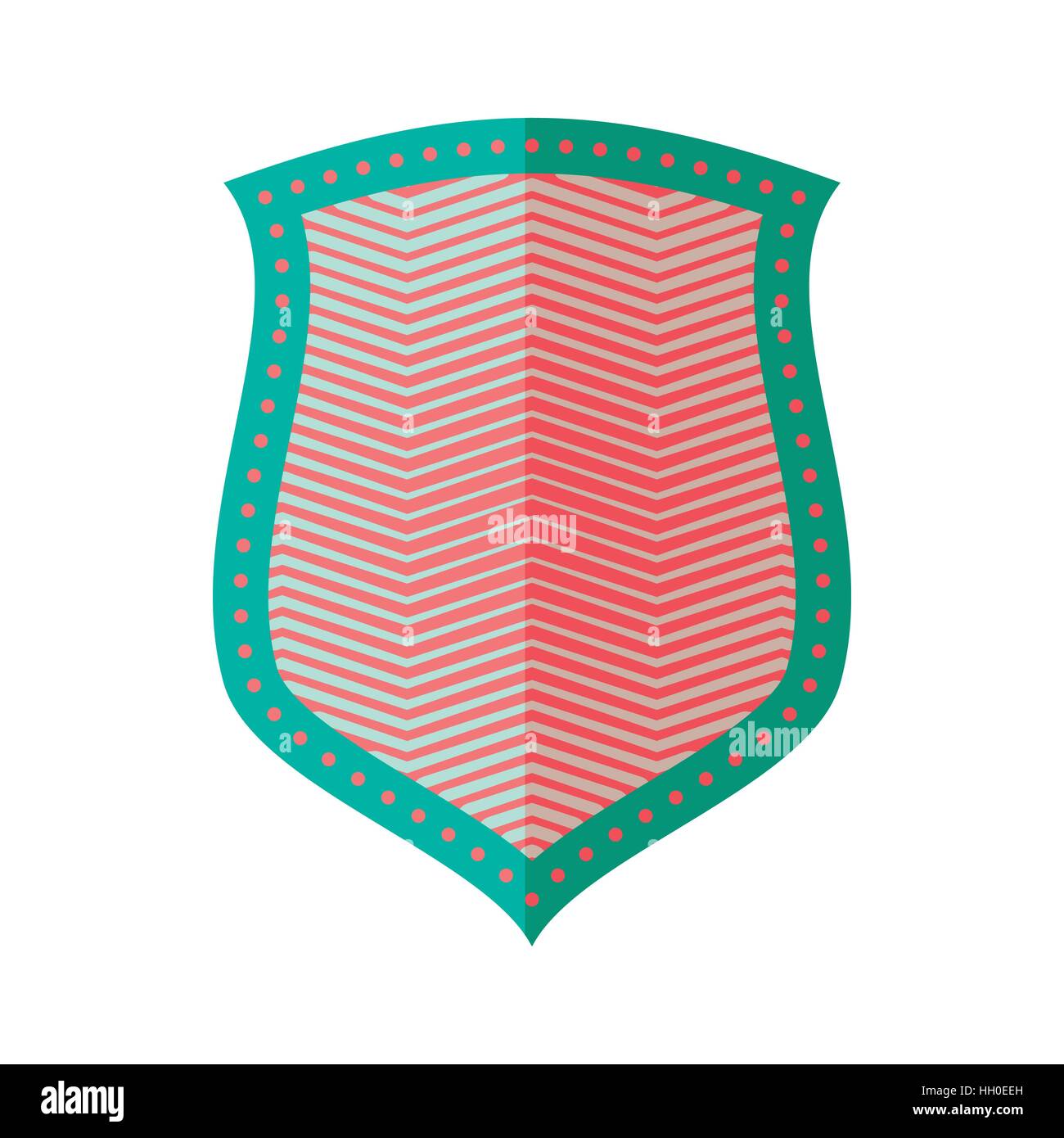 Protective shield icon, flat style Stock Vector Image & Art - Alamy