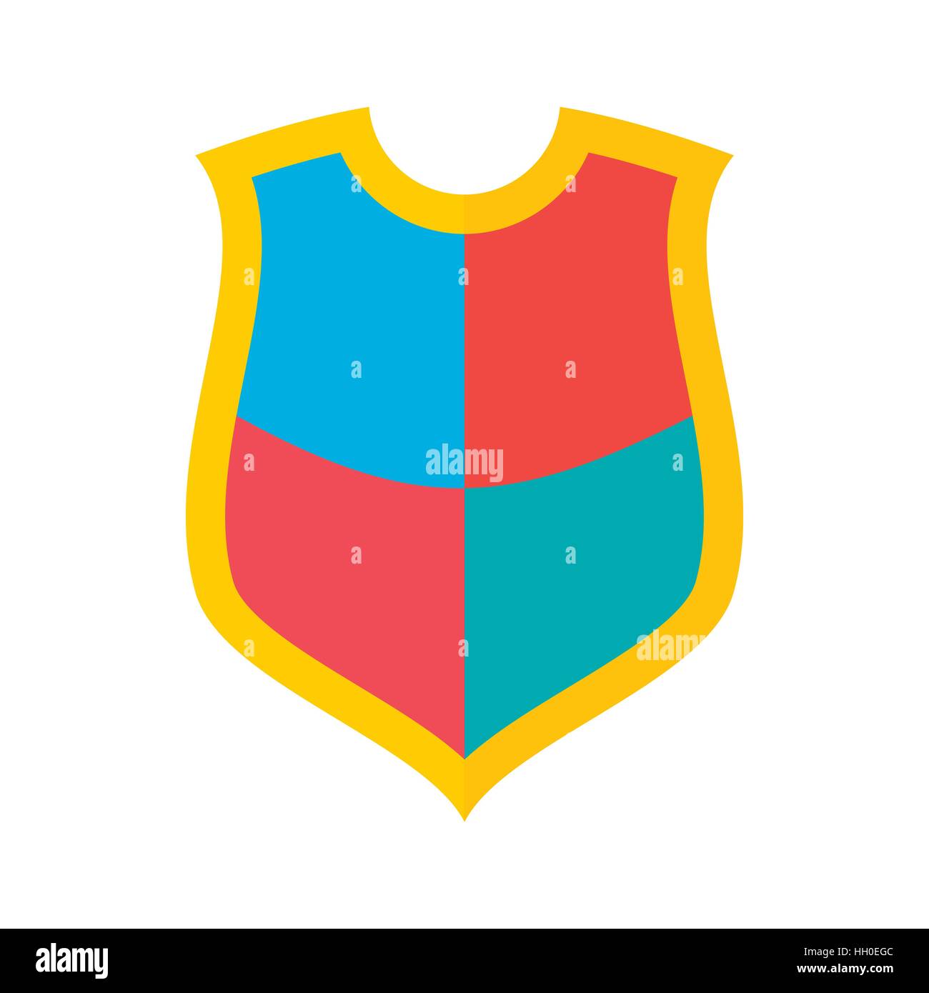 Shield for war icon, flat style Stock Vector Image & Art - Alamy